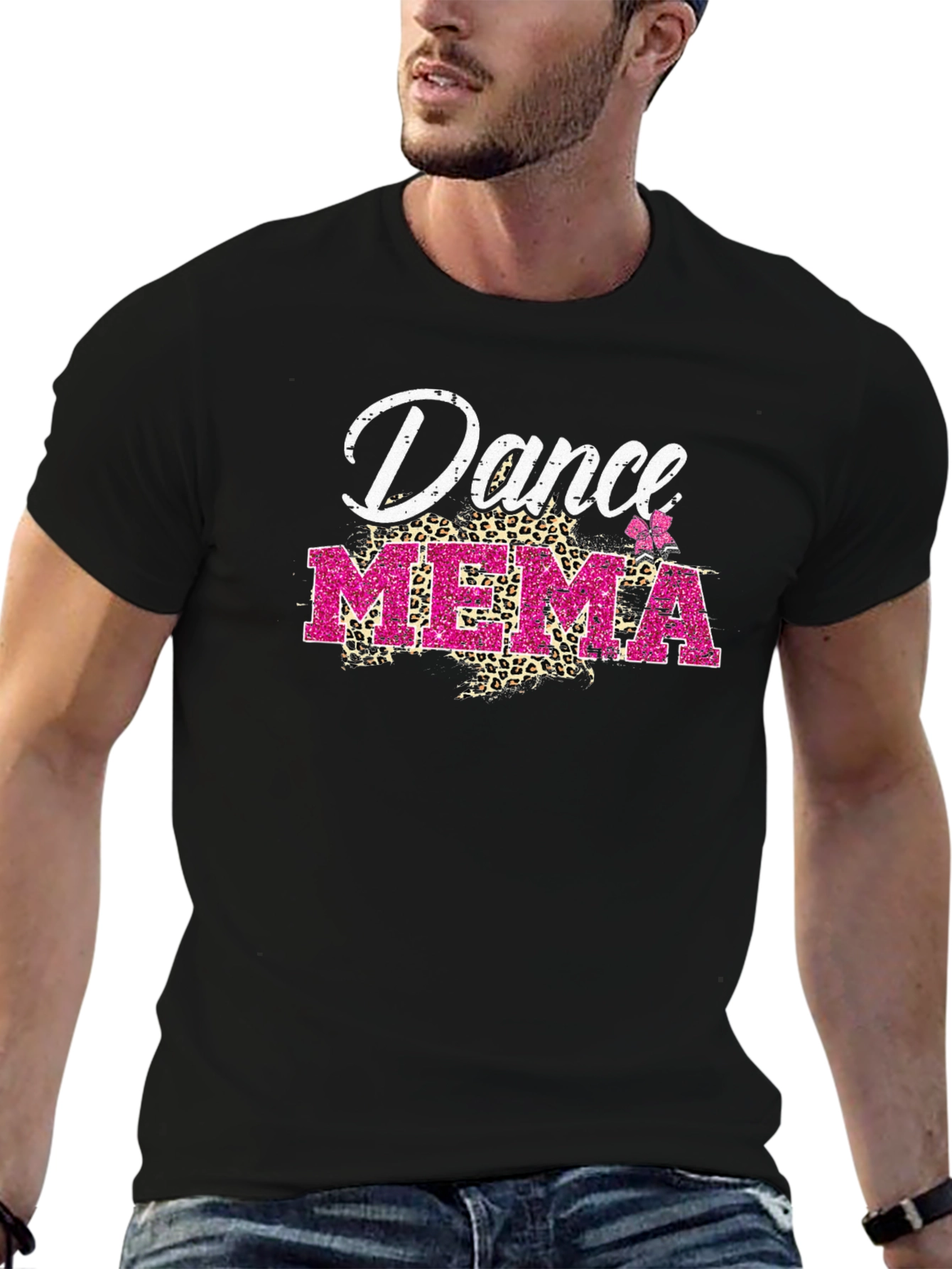 Dance Mema T-Shirt Leopard Print