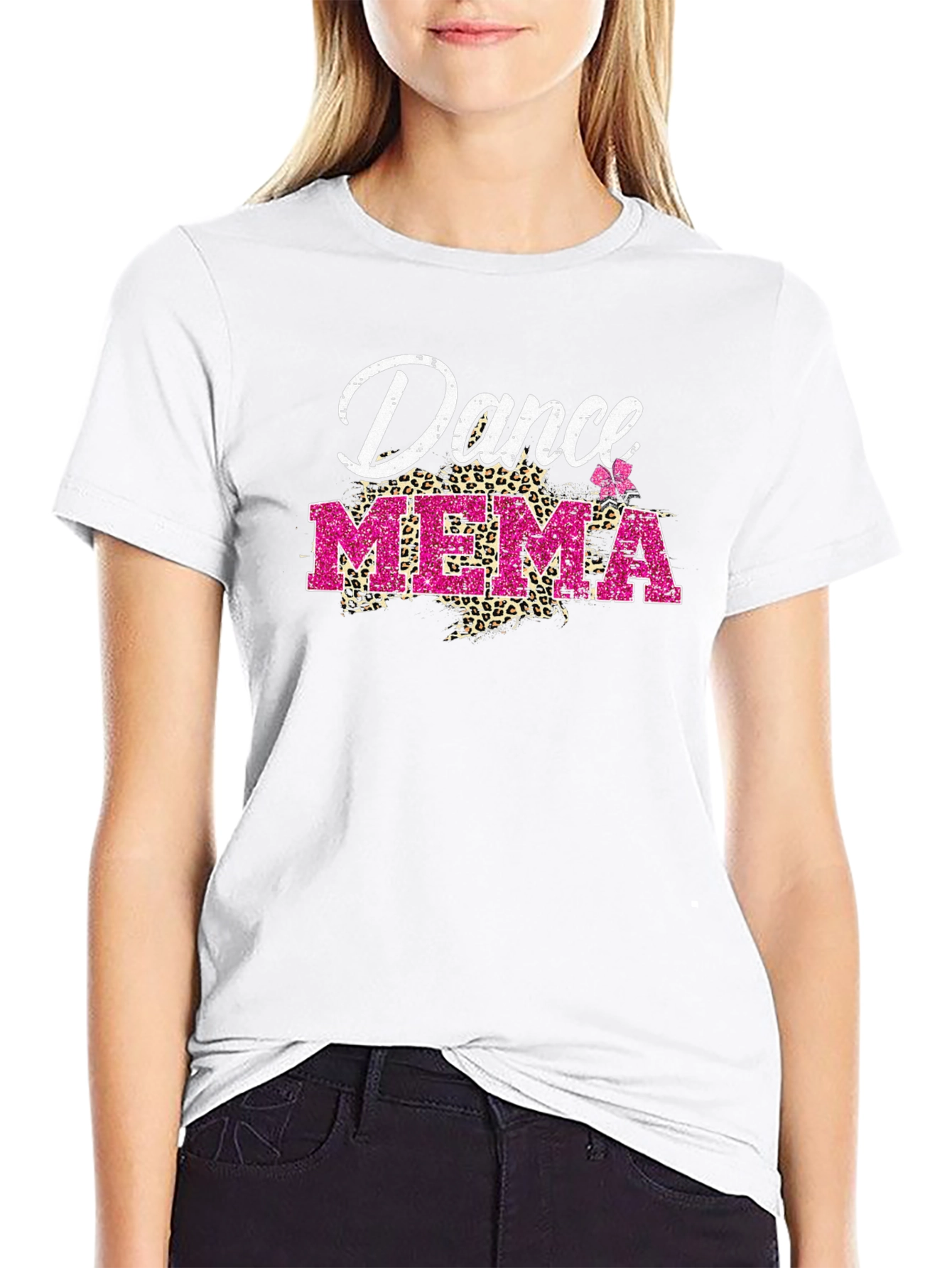 Dance Mema T-Shirt Leopard Print