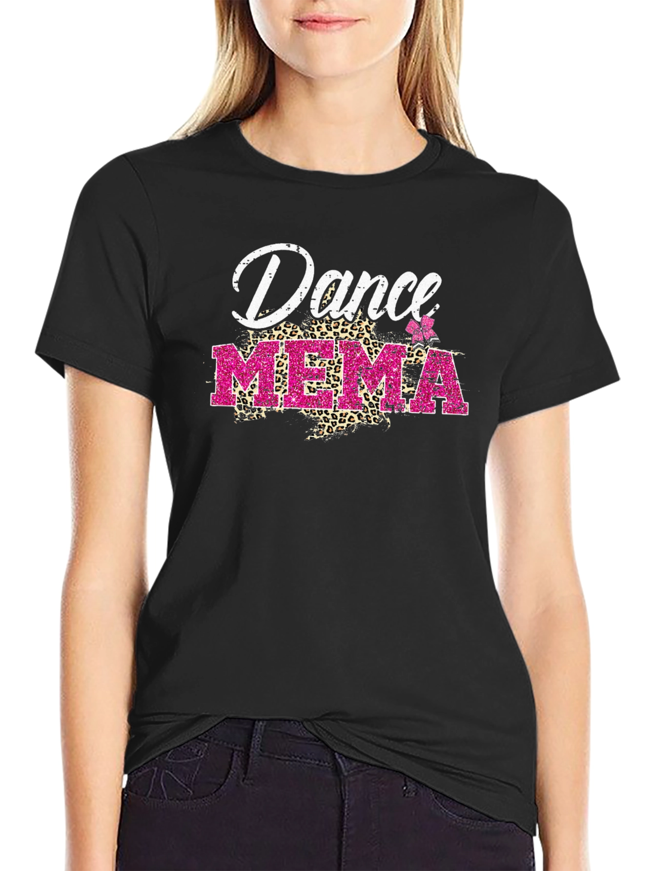 Dance Mema T-Shirt Leopard Print