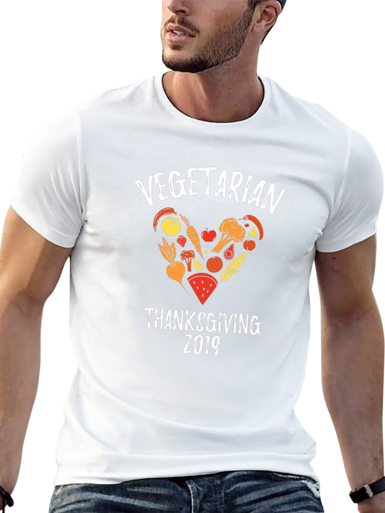 Vegetarian Thanksgiving 2019 Graphic T-Shirt