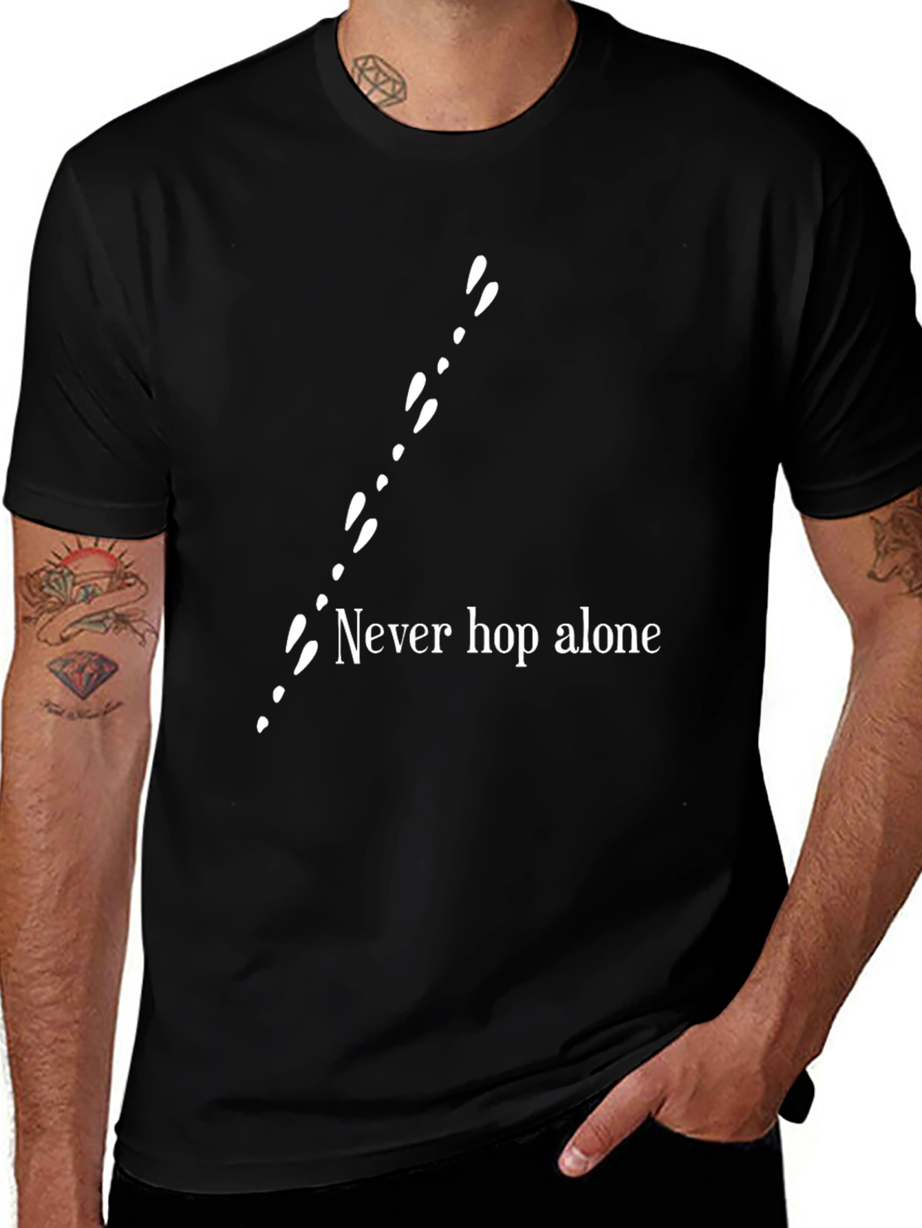 Never Hop Alone Graphic T-Shirt