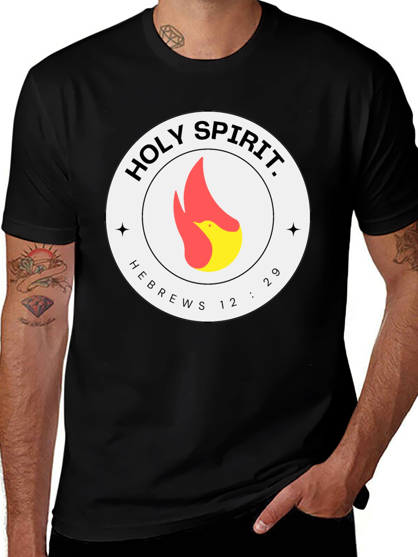 Holy Spirit Hebrews T-Shirt - Christian Faith Tee
