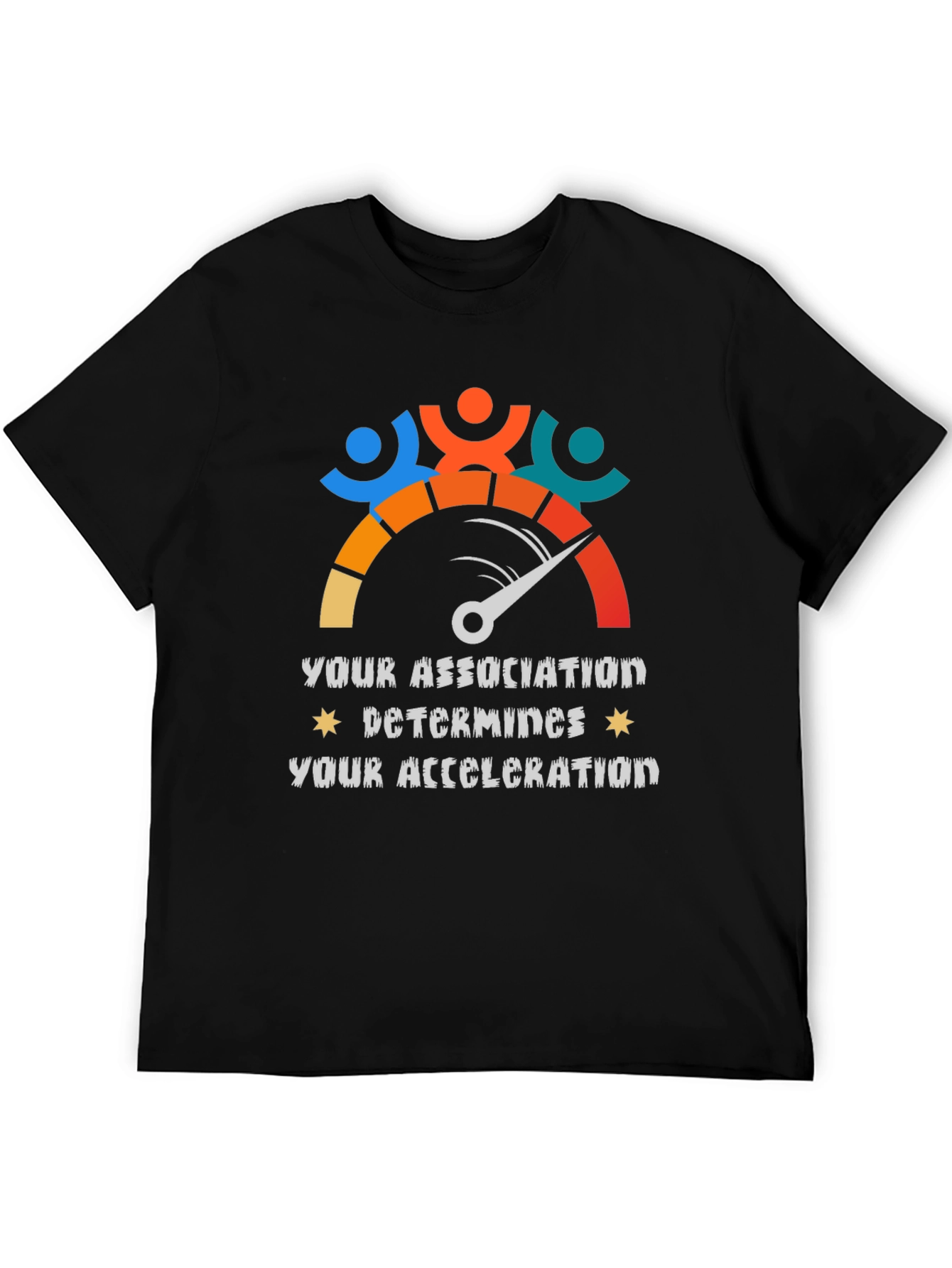 Association Determines Acceleration Graphic Tee