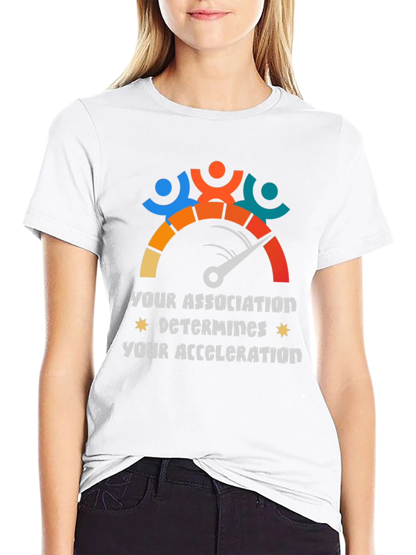 Association Determines Acceleration Graphic Tee