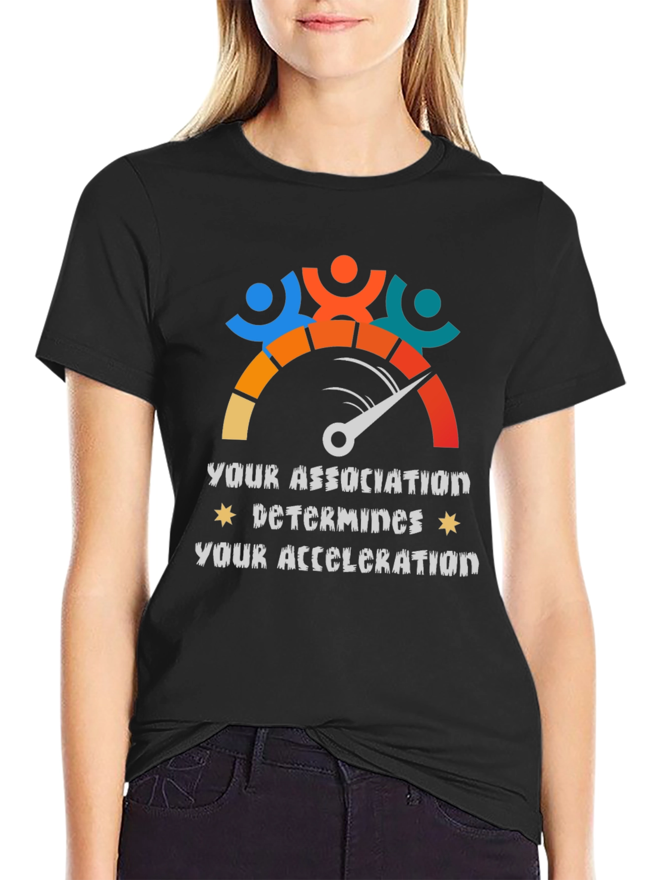 Association Determines Acceleration Graphic Tee