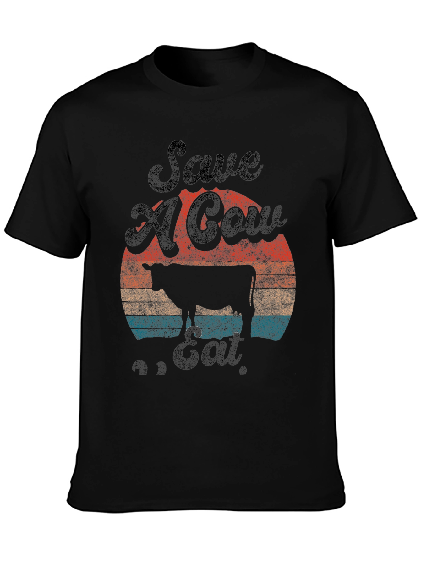 Save A Cow Eat More Chicken Graphic Tee