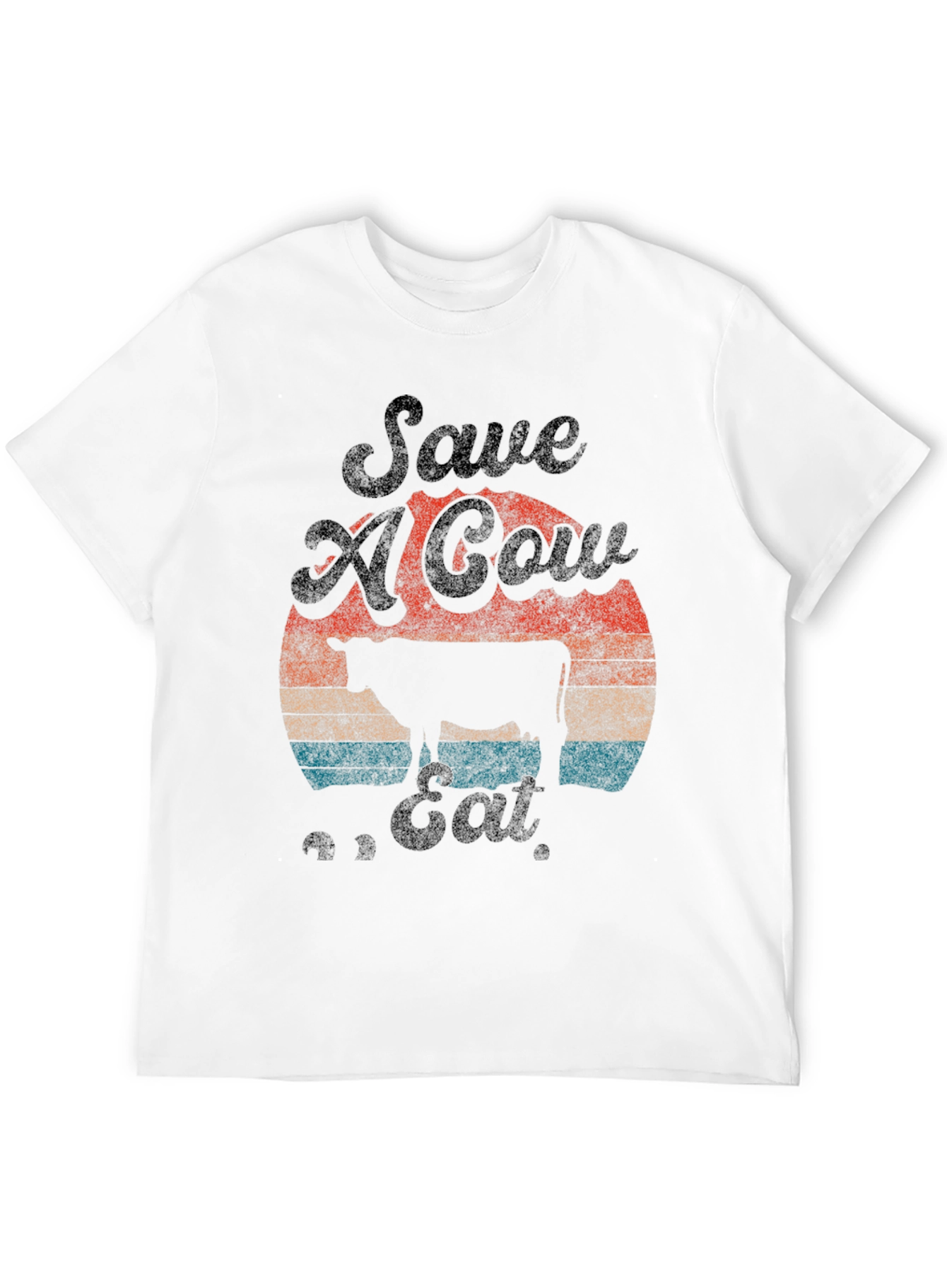 Save A Cow Eat More Chicken Graphic Tee