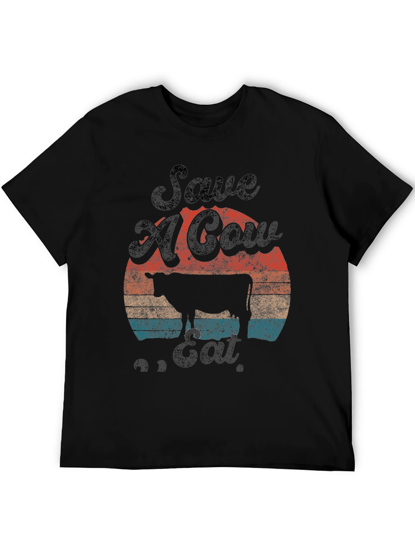 Save A Cow Eat More Chicken Graphic Tee