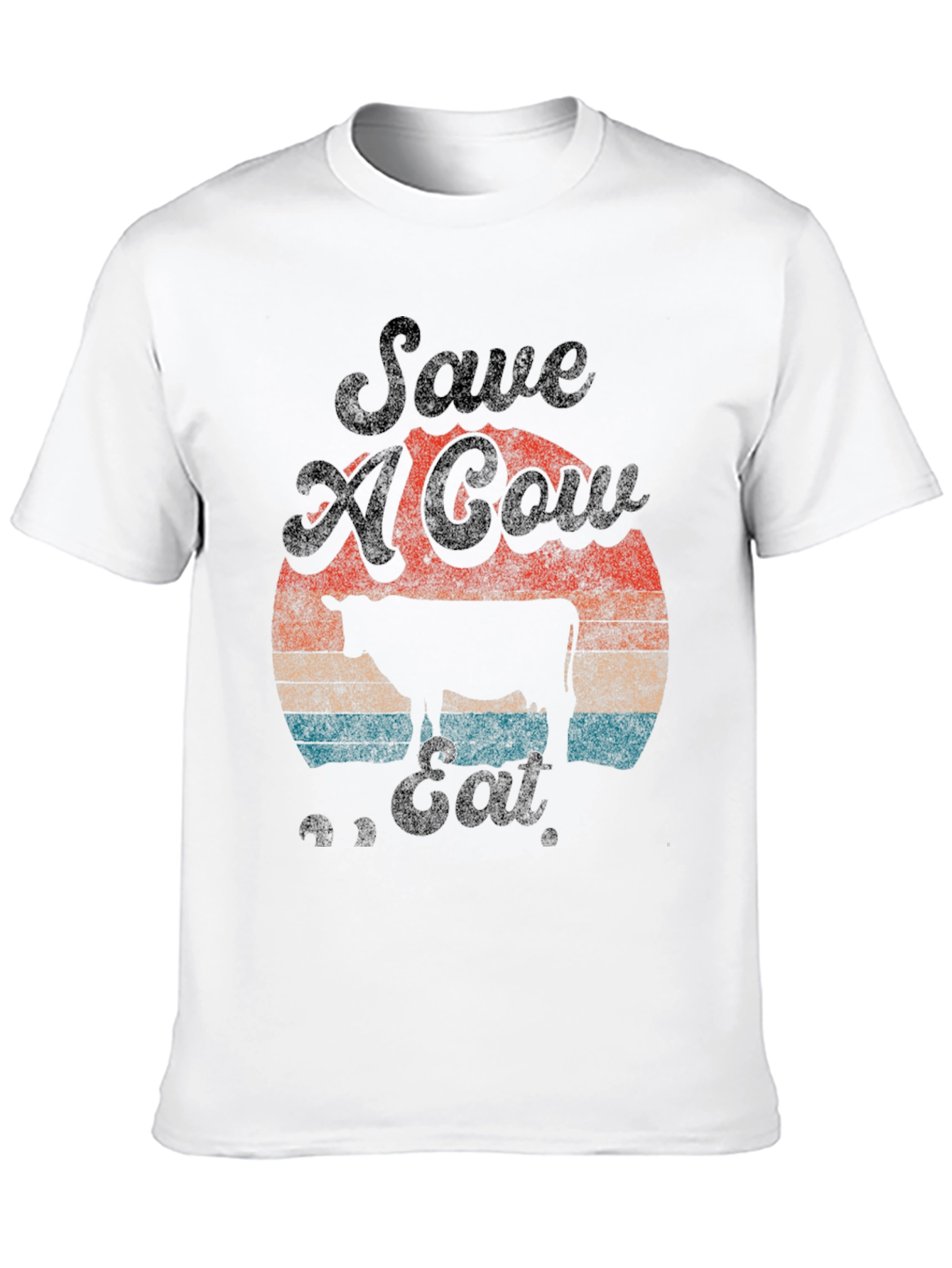 Save A Cow Eat More Chicken Graphic Tee