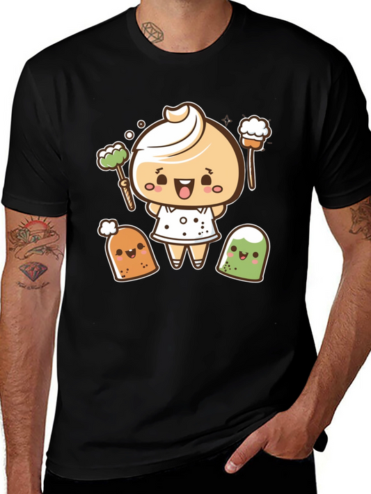 Cute Dumpling Cartoon T-Shirt