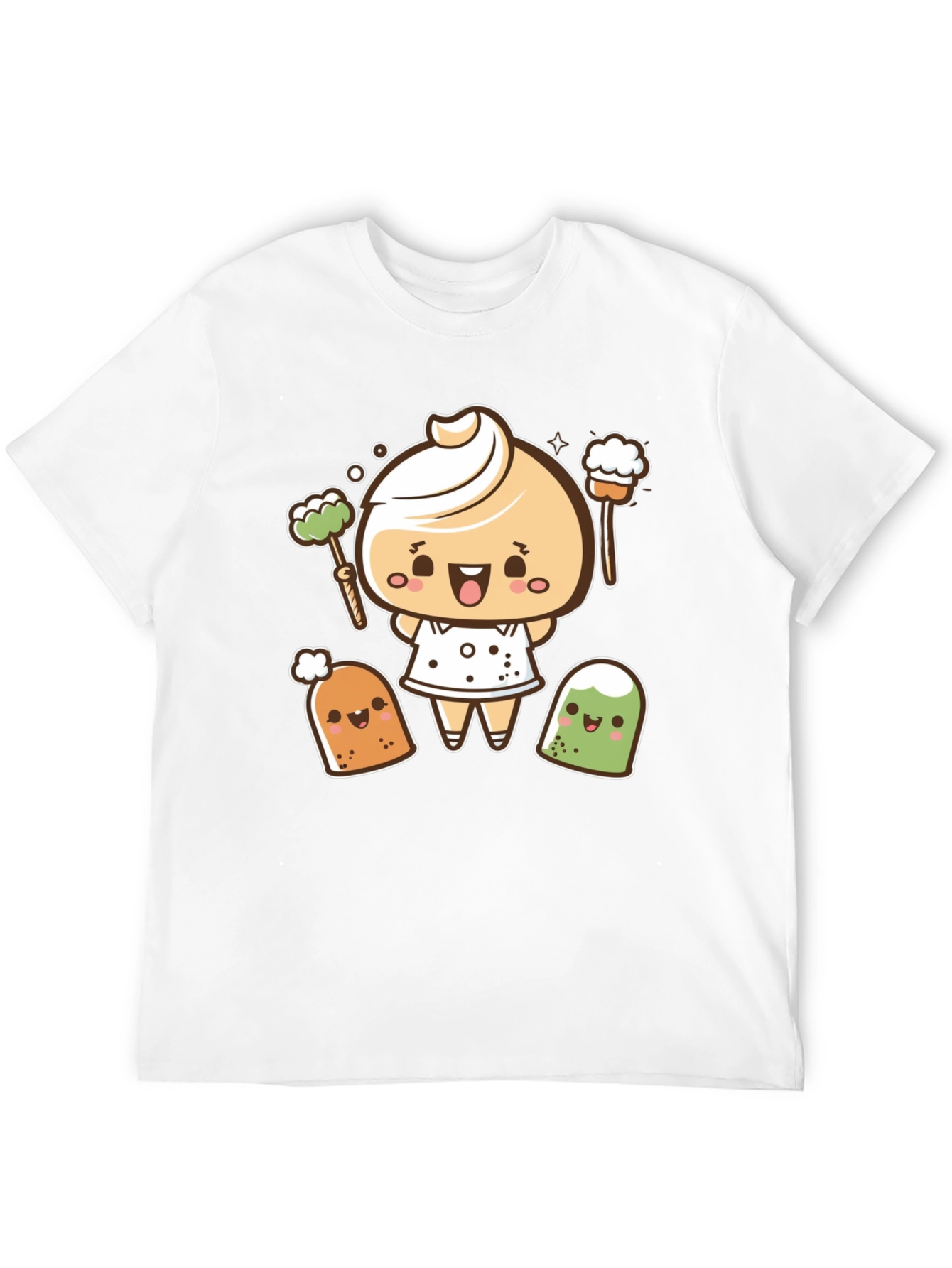 Cute Dumpling Cartoon T-Shirt