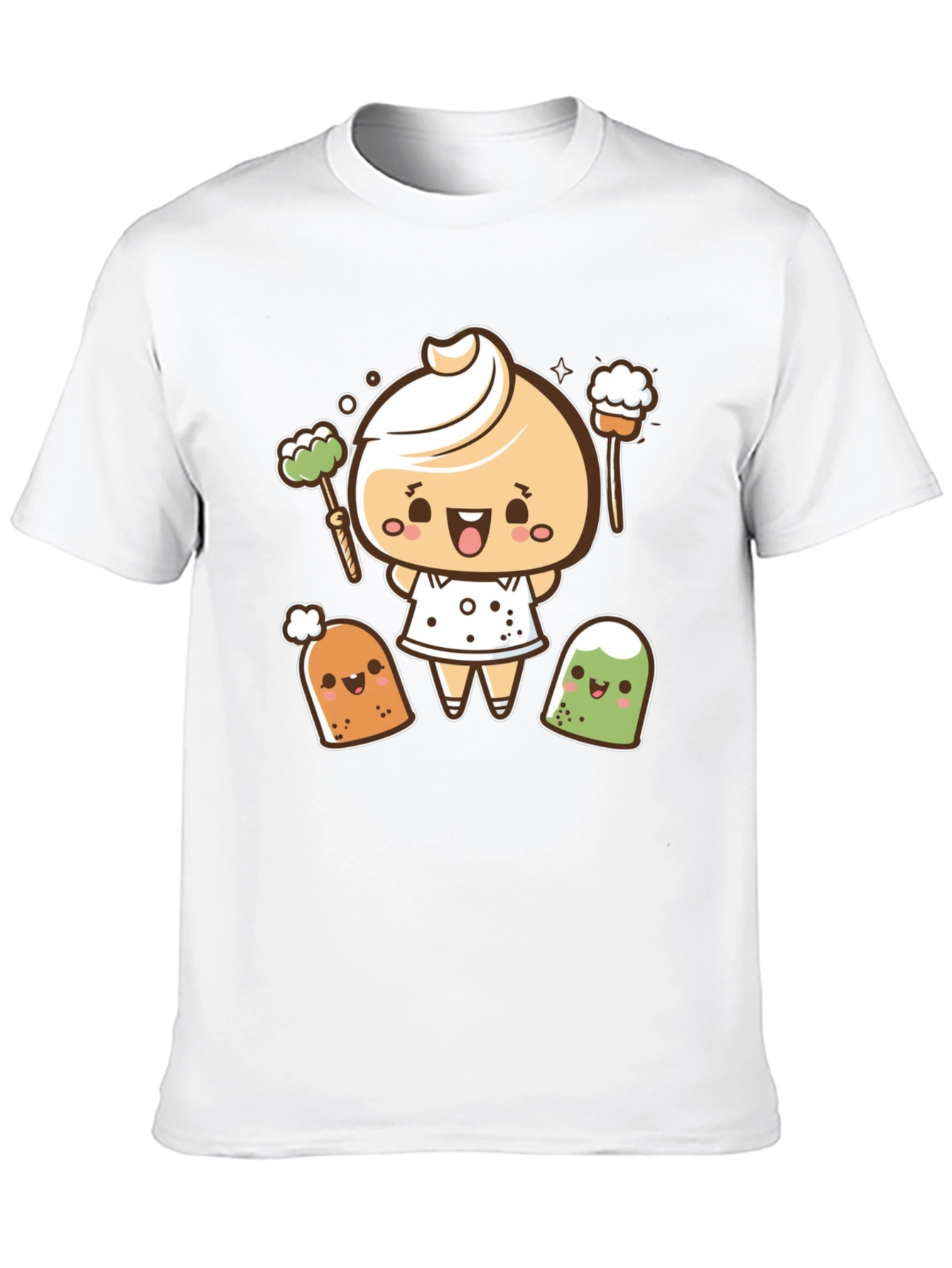 Cute Dumpling Cartoon T-Shirt