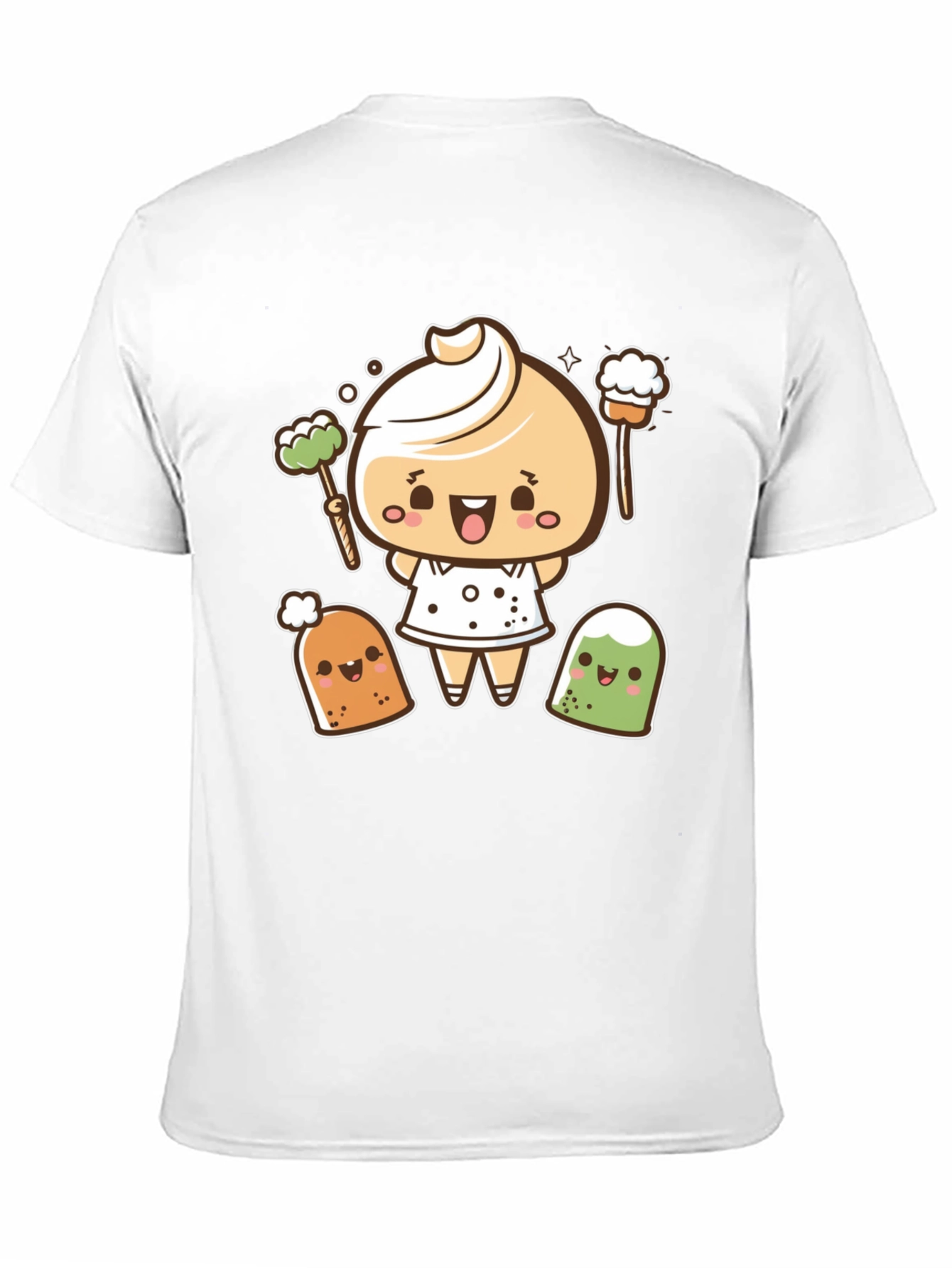 Cute Dumpling Cartoon T-Shirt