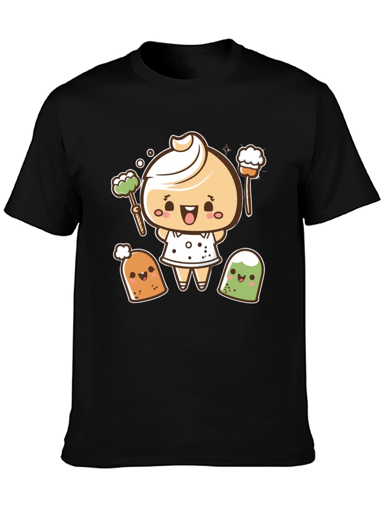 Cute Dumpling Cartoon T-Shirt