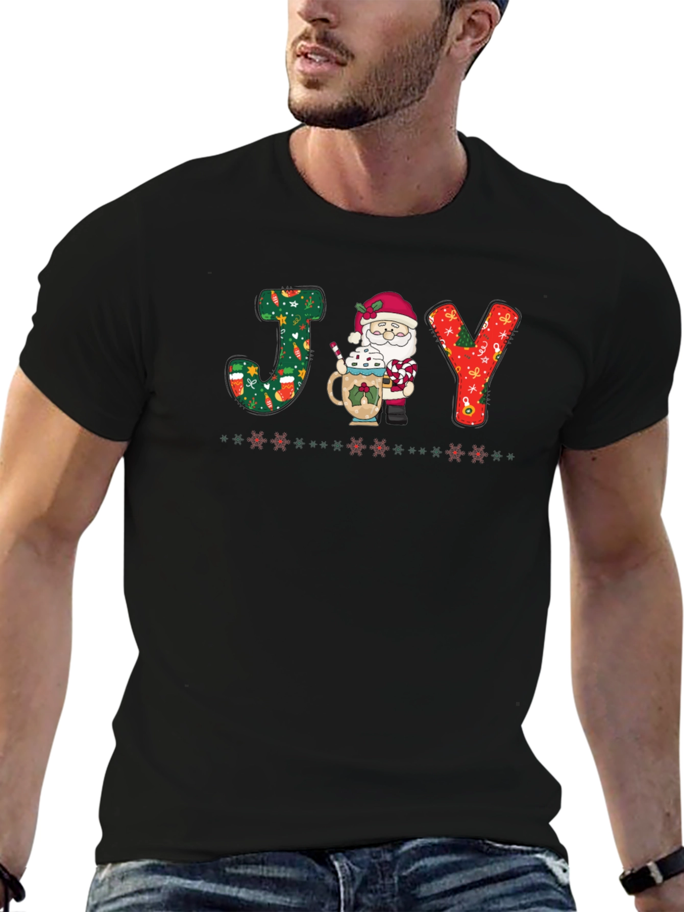 Festive Santa JOY T-Shirt