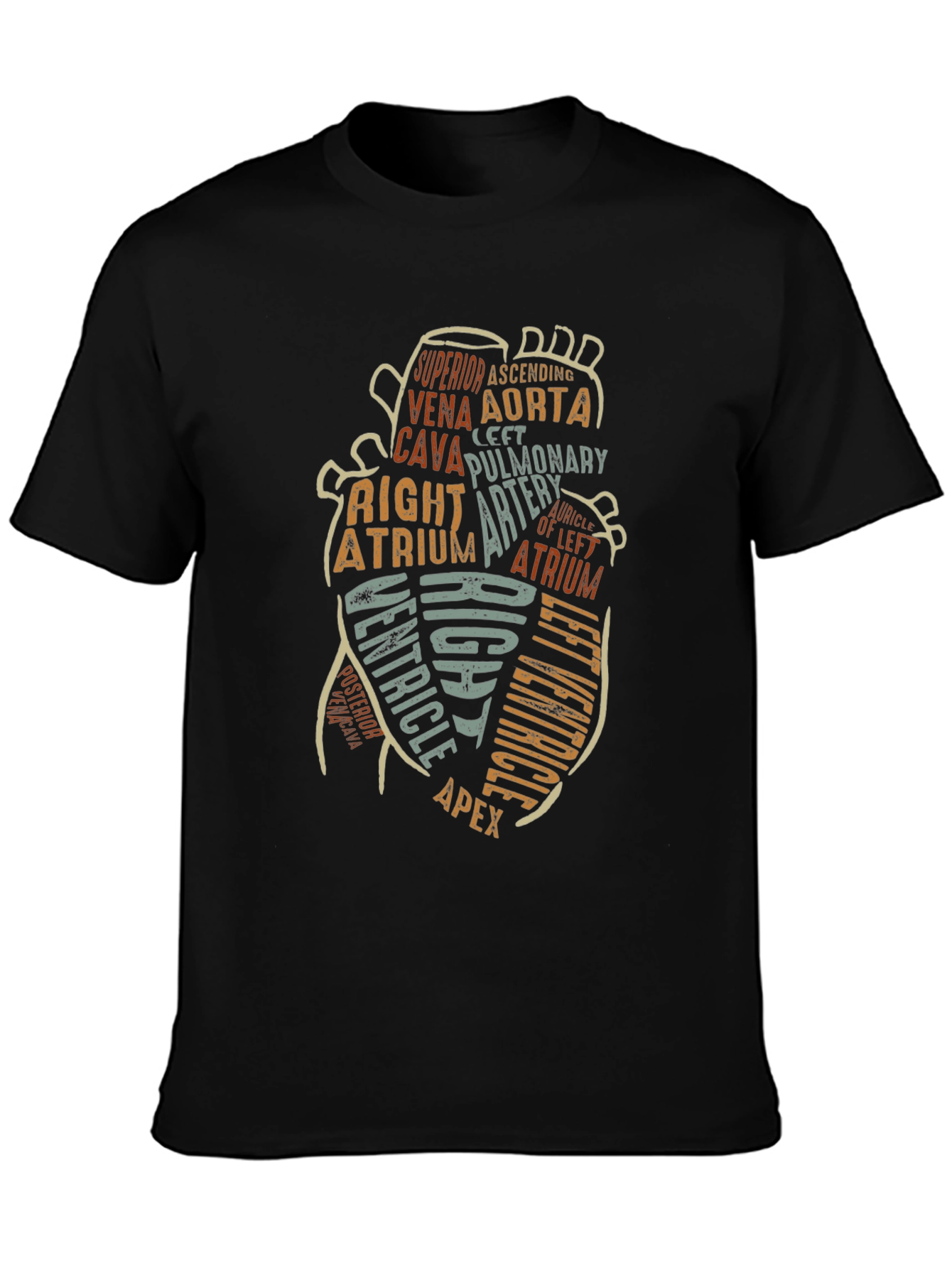 Anatomy Heart T-Shirt - Medical Science Tee
