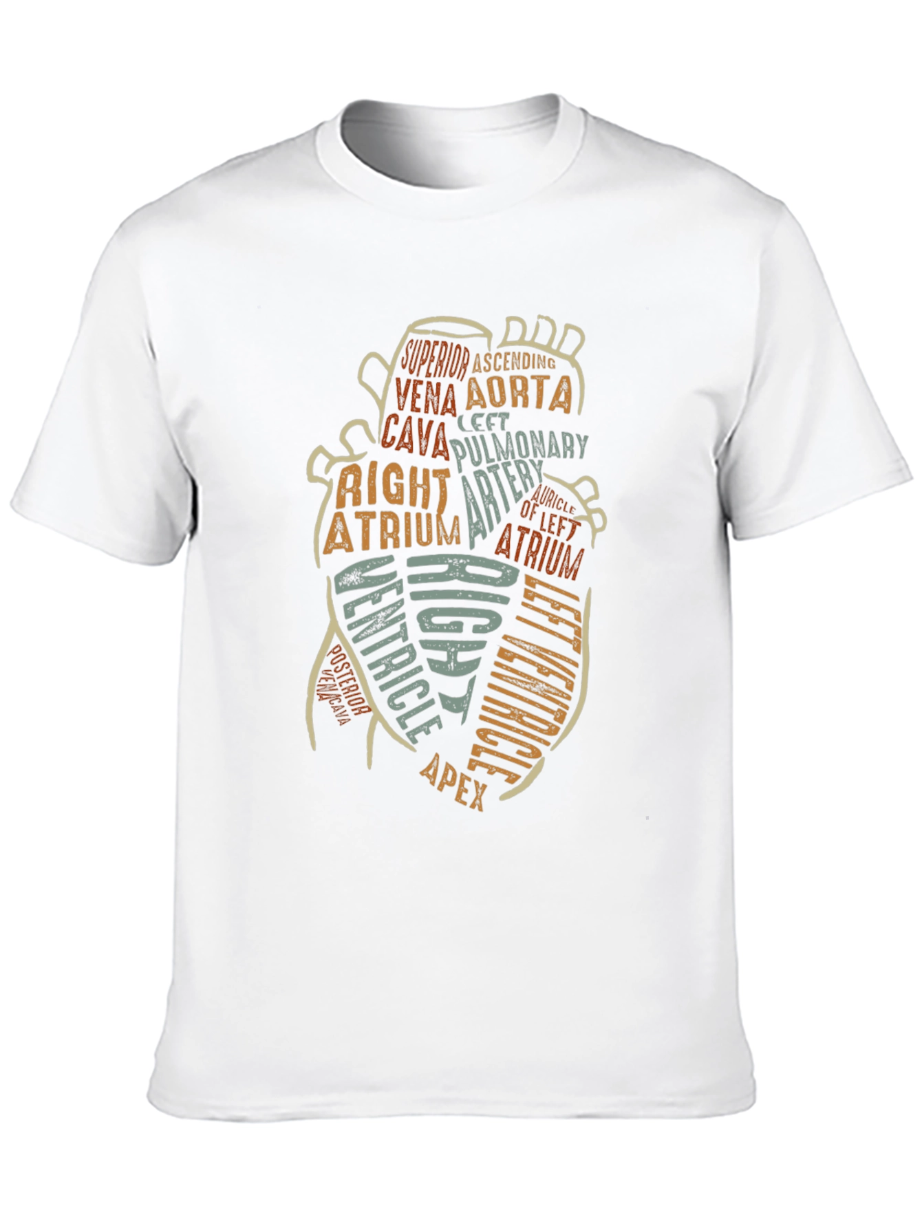 Anatomy Heart T-Shirt - Medical Science Tee