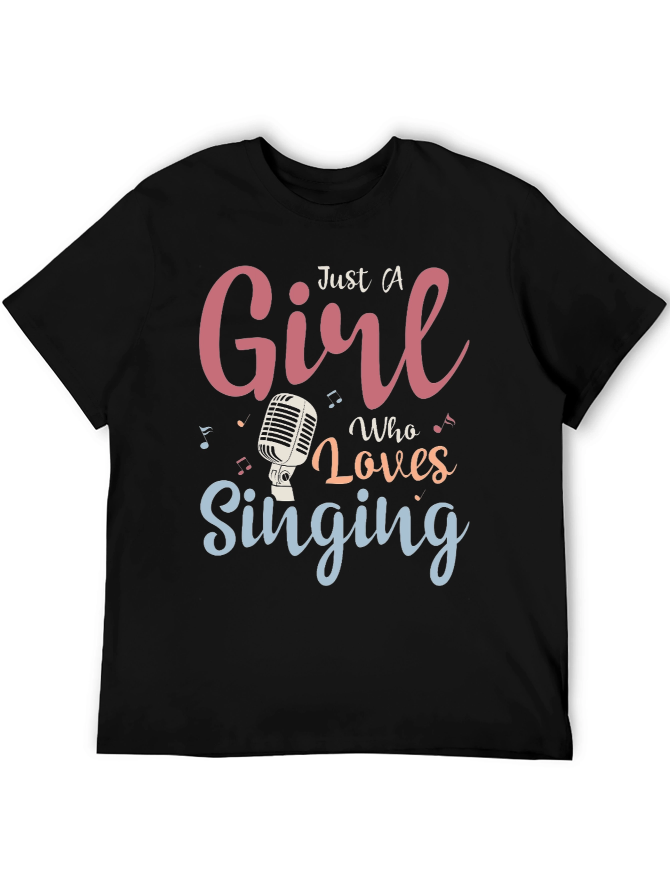 Girl Who Loves Singing T-Shirt