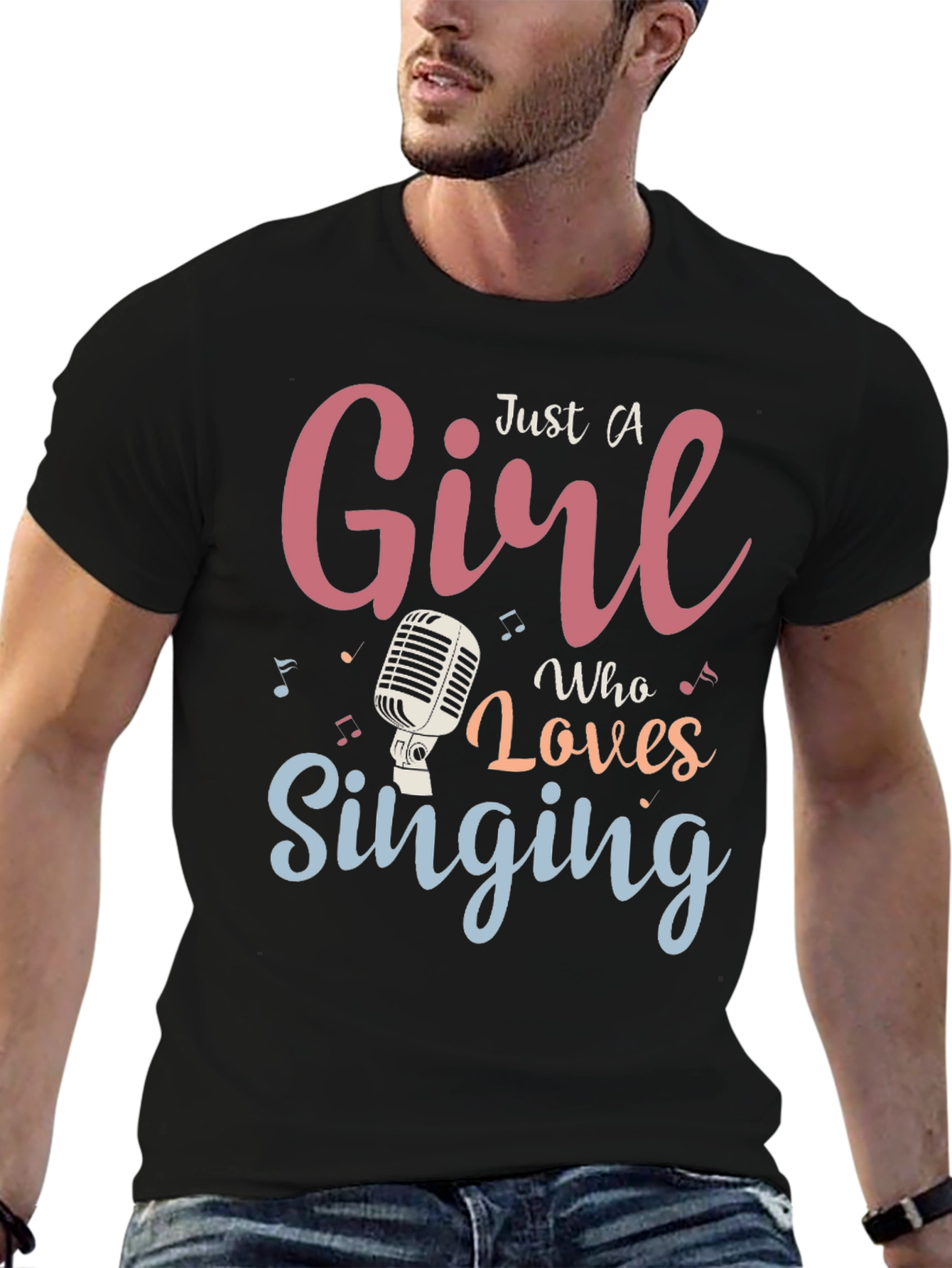Girl Who Loves Singing T-Shirt
