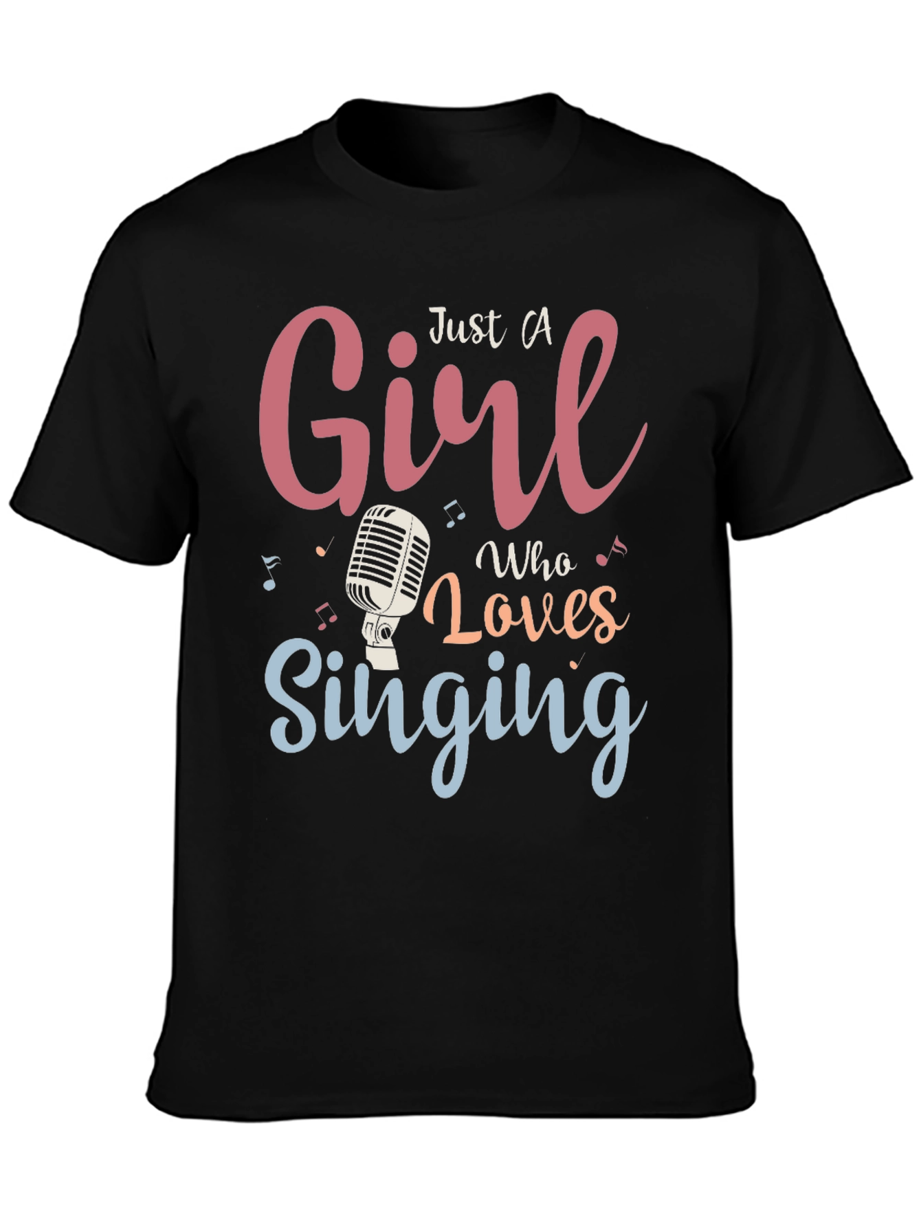 Girl Who Loves Singing T-Shirt
