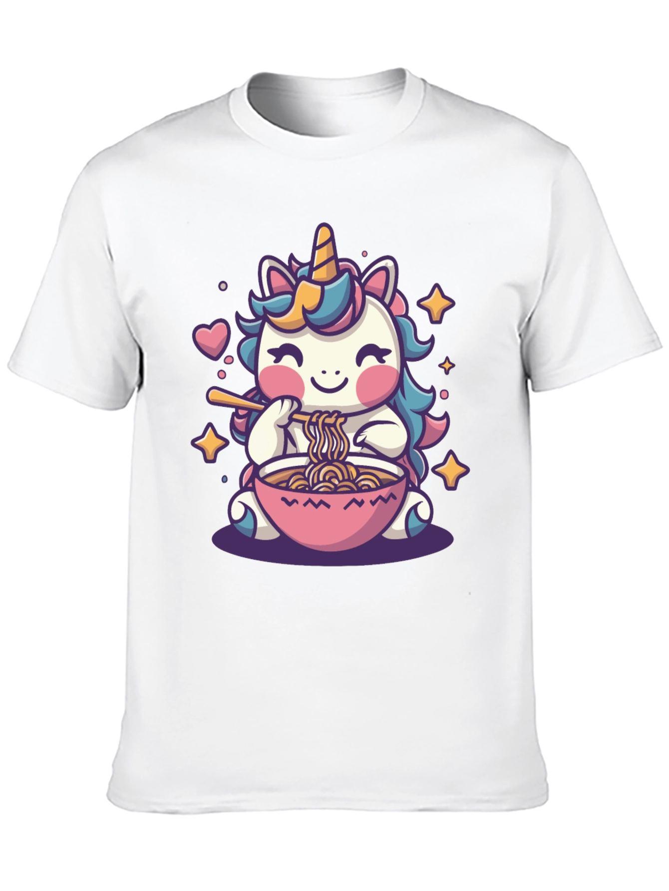 Unicorn Ramen Black T-Shirt