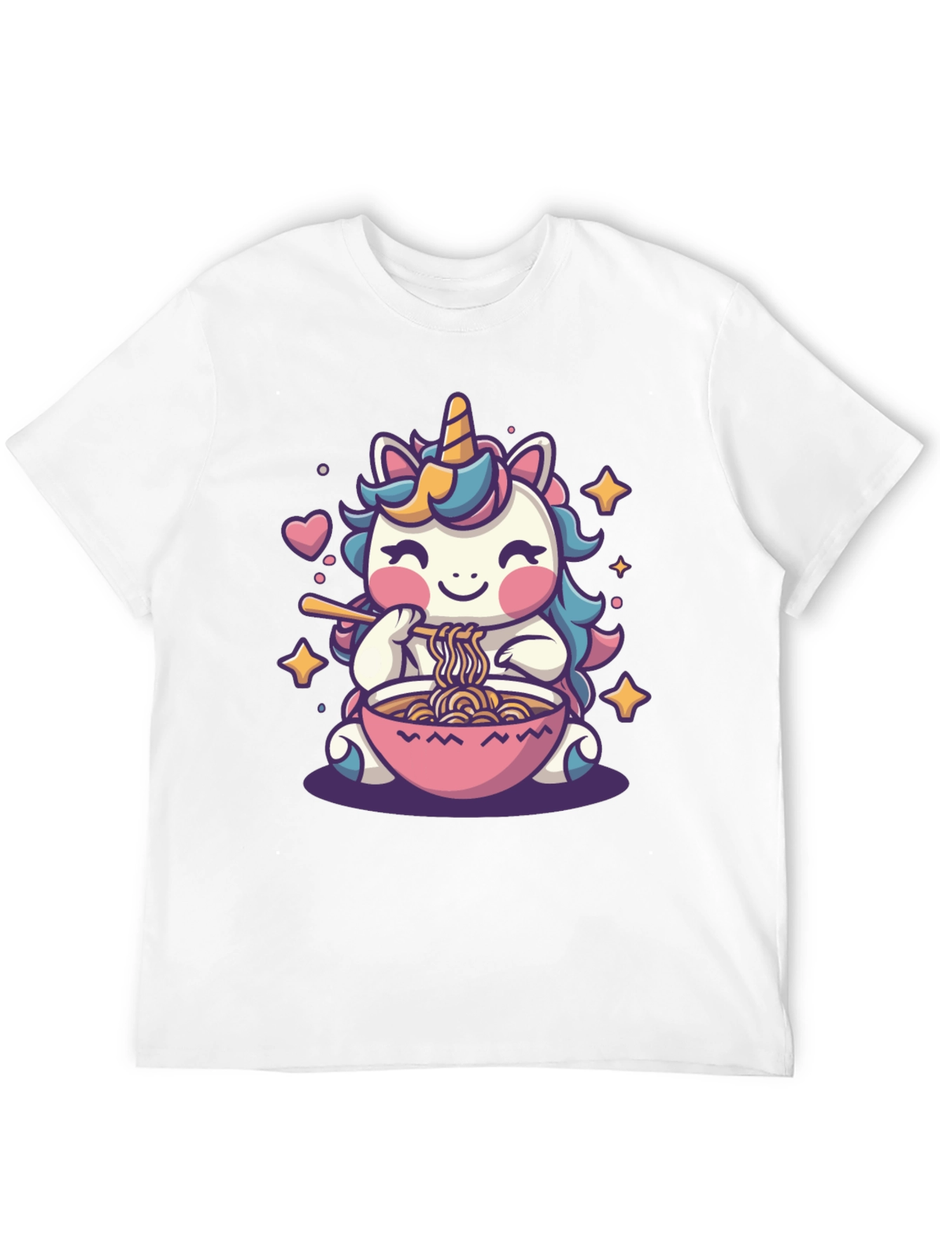 Unicorn Ramen Black T-Shirt
