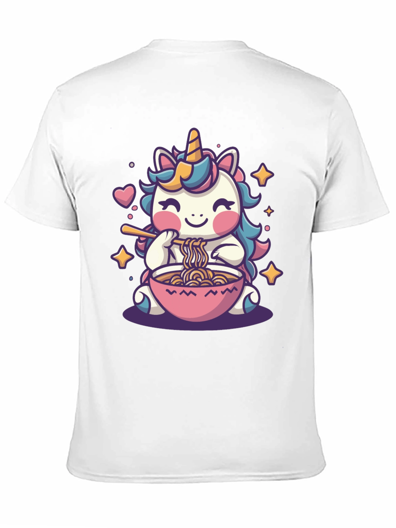 Unicorn Ramen Black T-Shirt