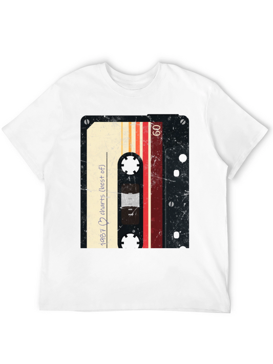 Retro 1987 Mixtape Graphic Tee - Vintage Style T-Shirt
