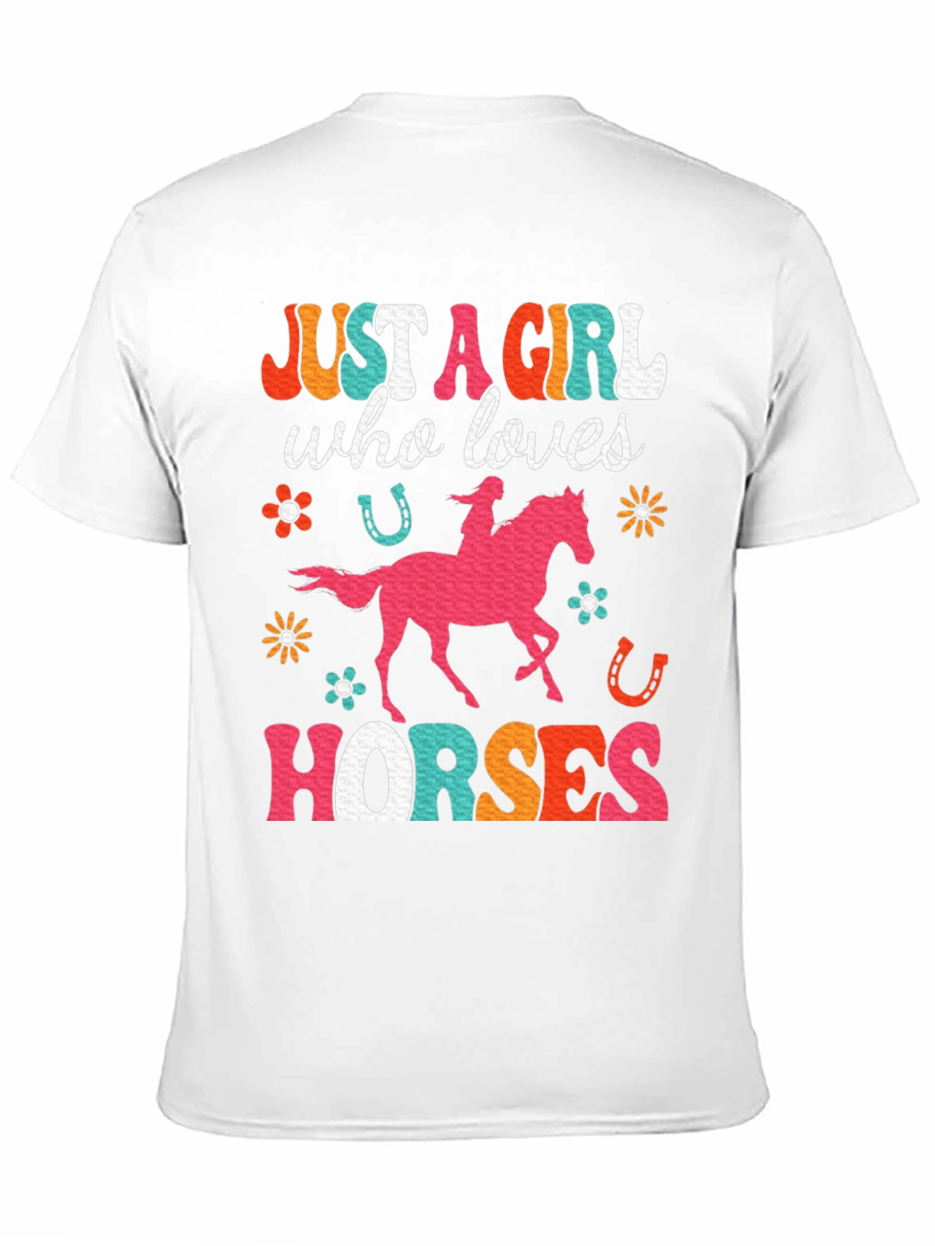 Just A Girl Who Loves Horses Graphic T-Shirt