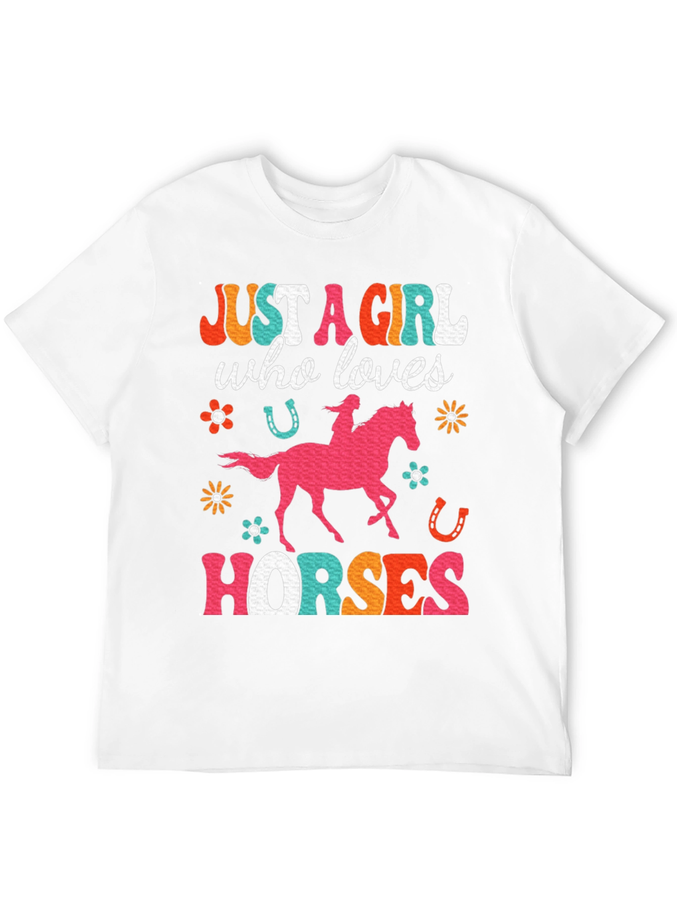 Just A Girl Who Loves Horses Graphic T-Shirt