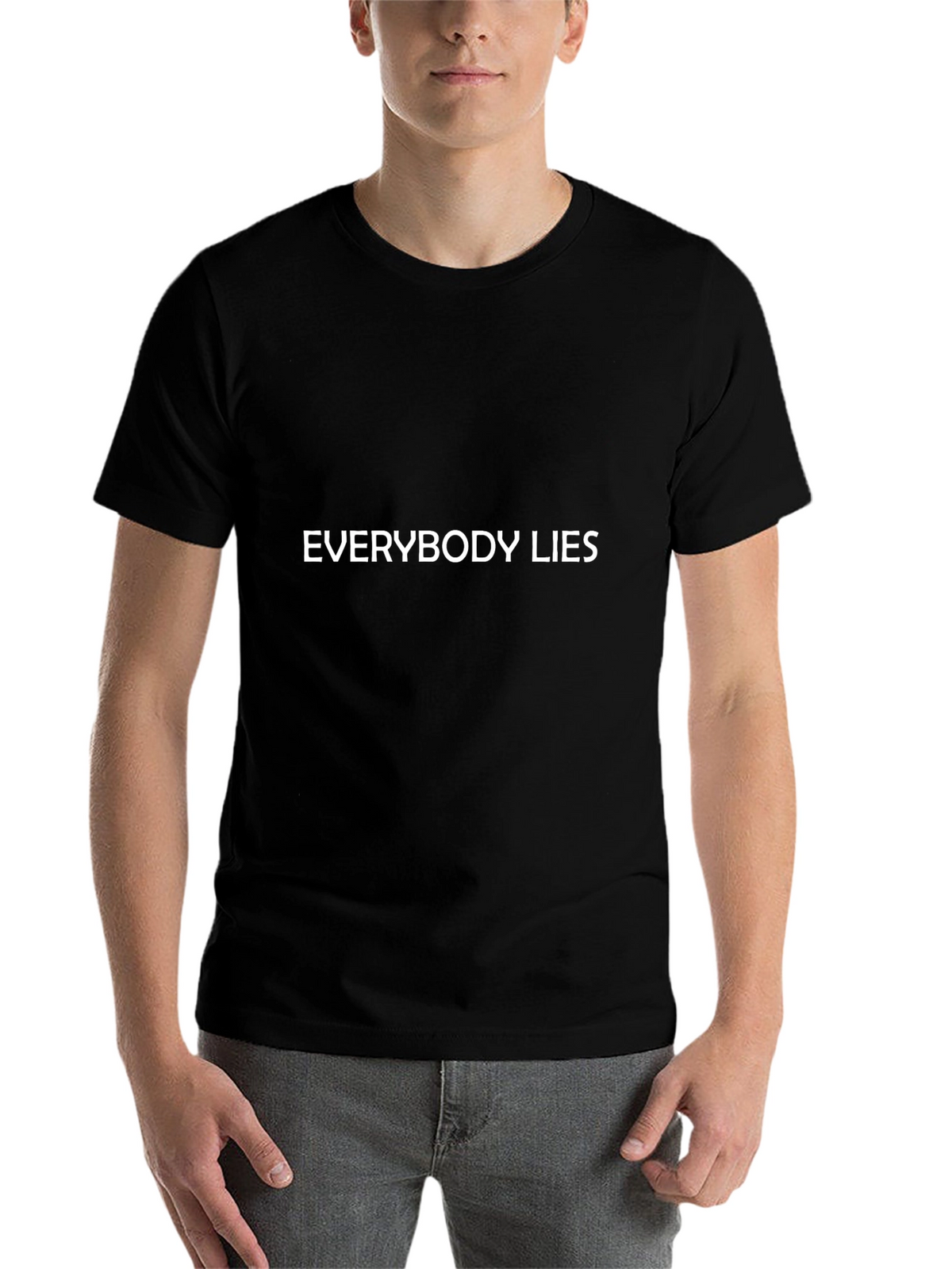 Everybody Lies T-Shirt - Black Cotton Blend