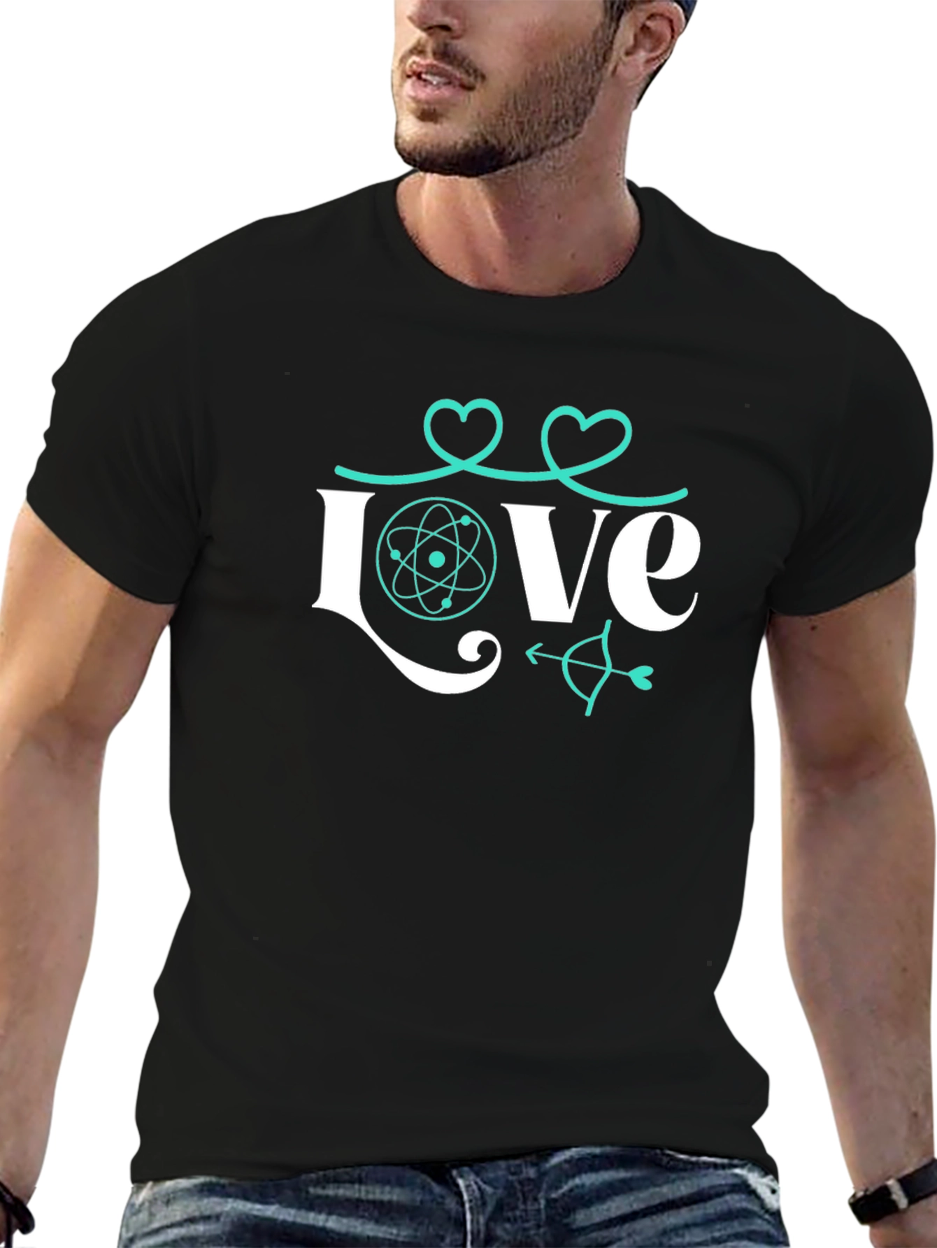 Science Love T-Shirt - Atom & Arrow Design