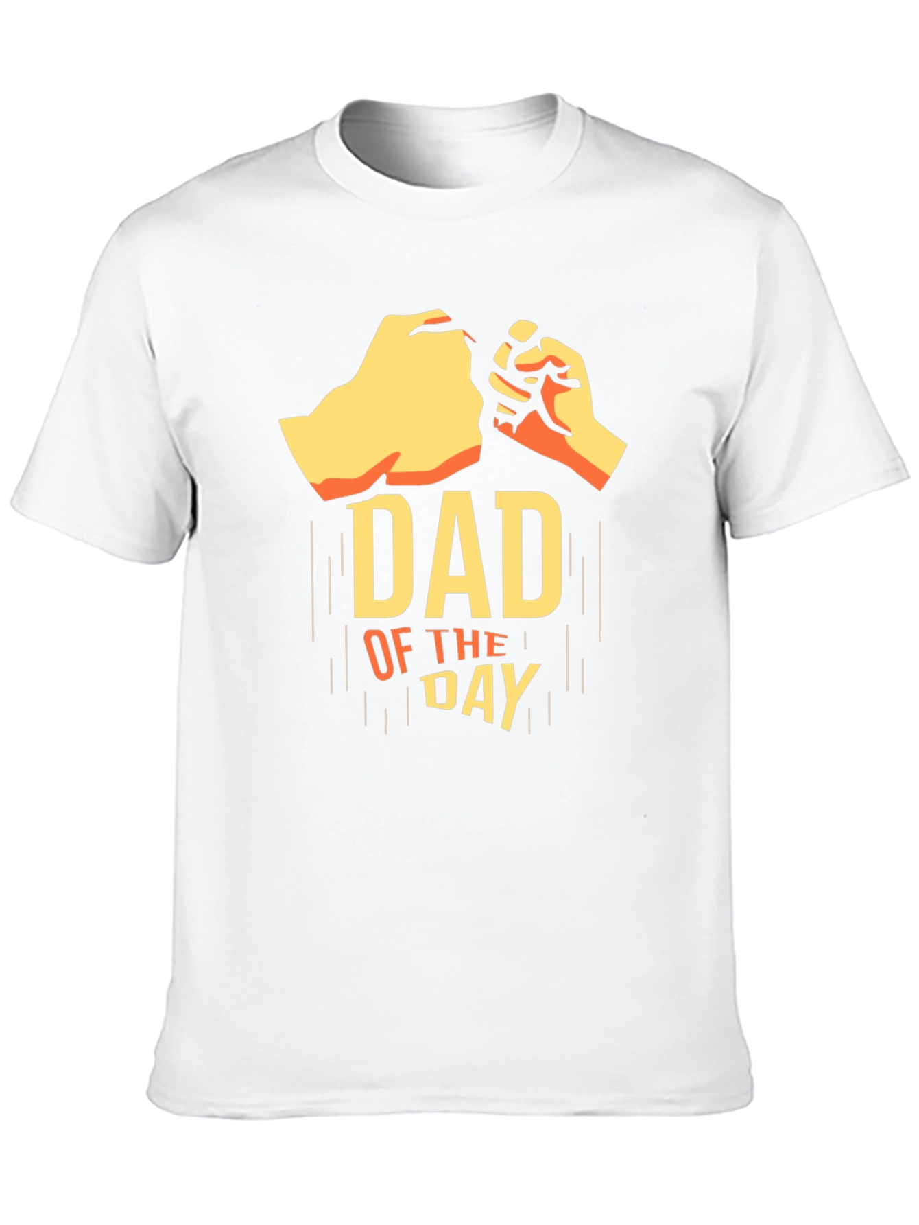 Dad of The Day Black Graphic Tee