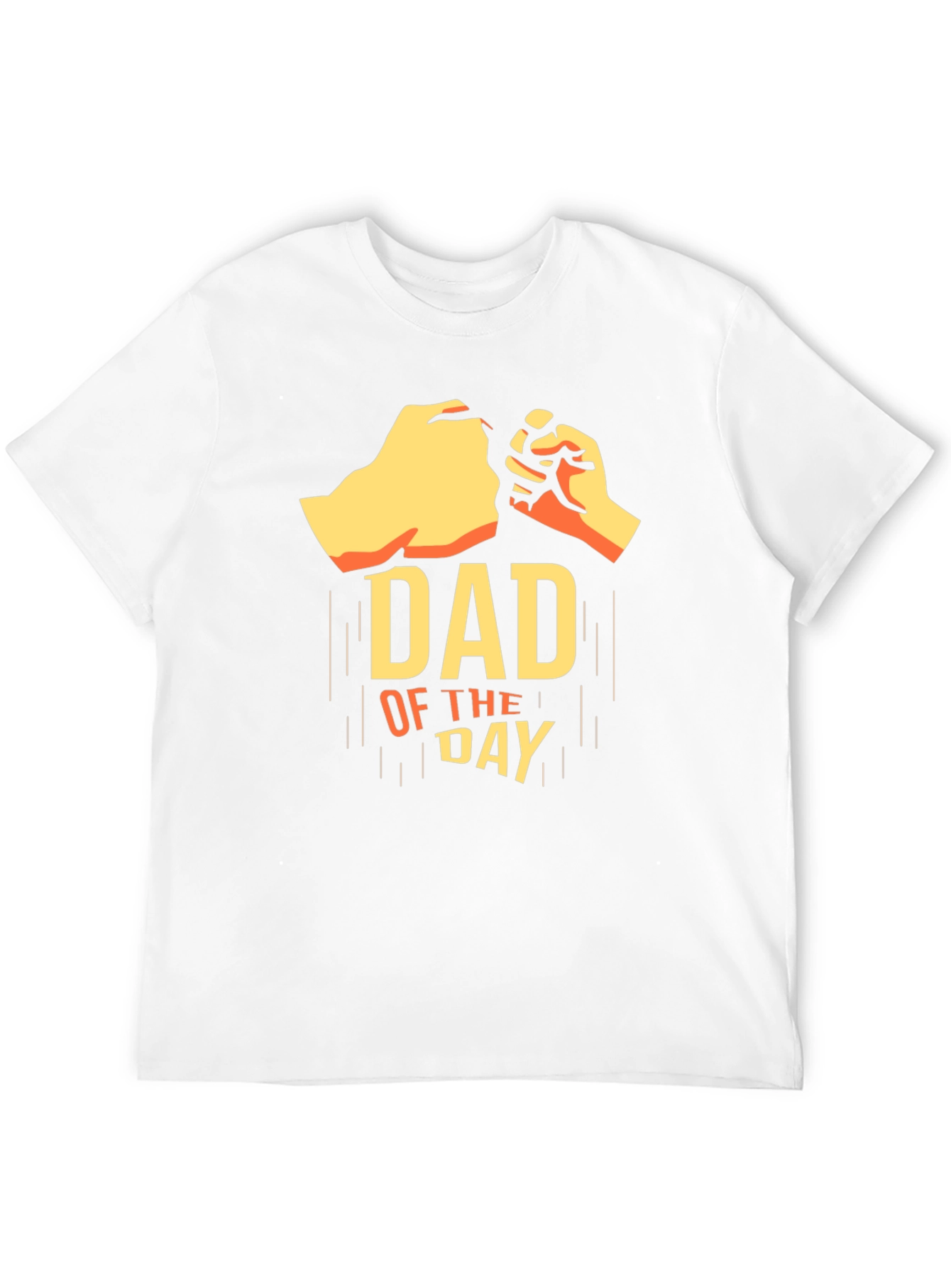 Dad of The Day Black Graphic Tee