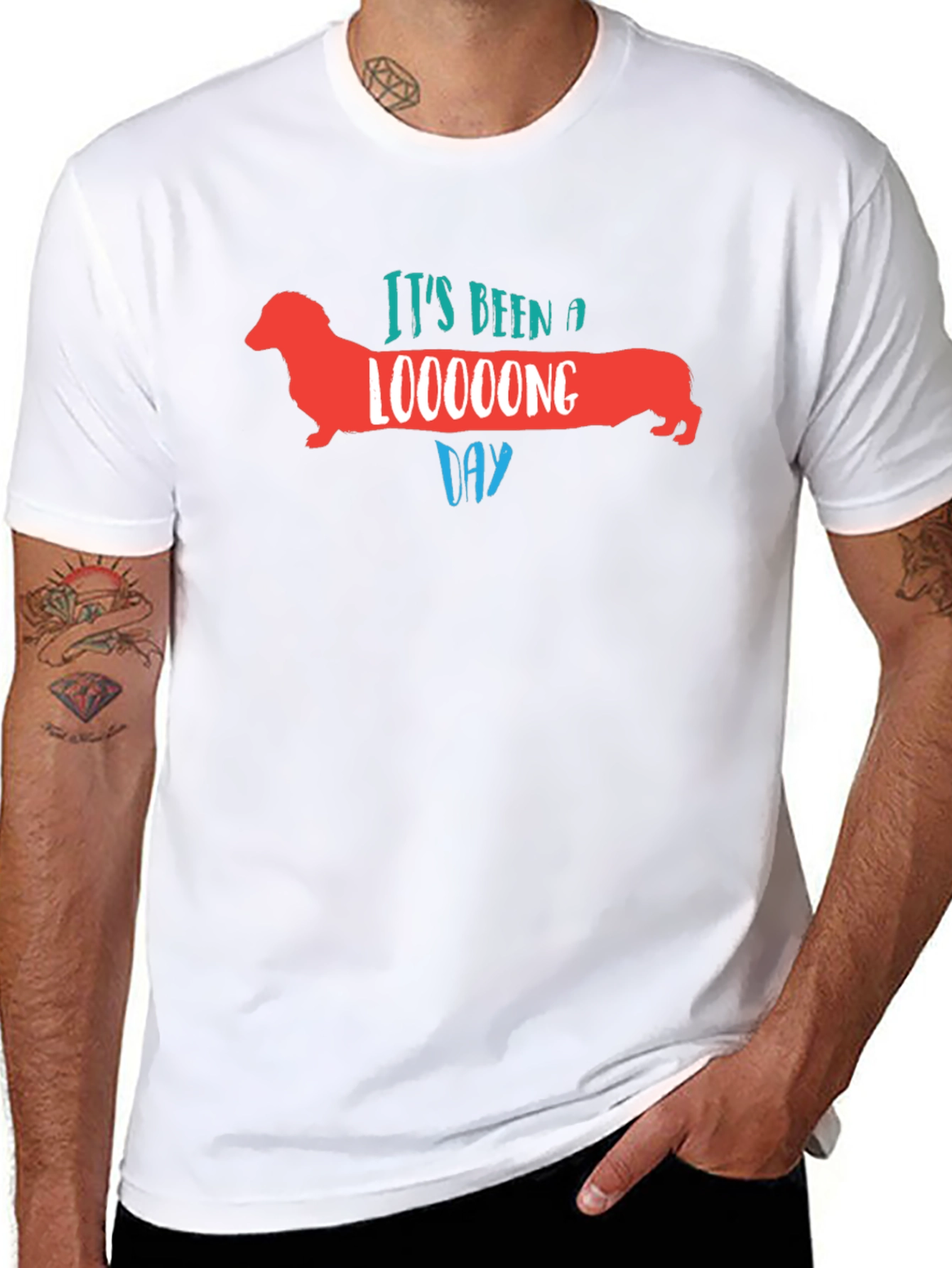 Long Day Dachshund Graphic Tee