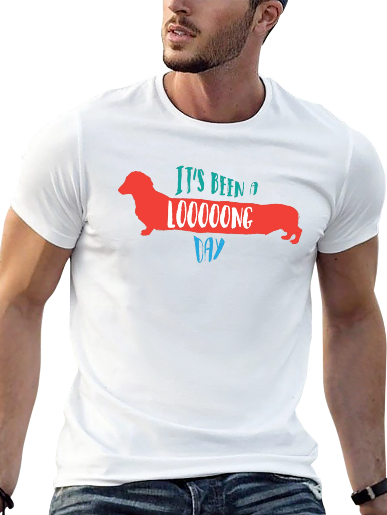 Long Day Dachshund Graphic Tee