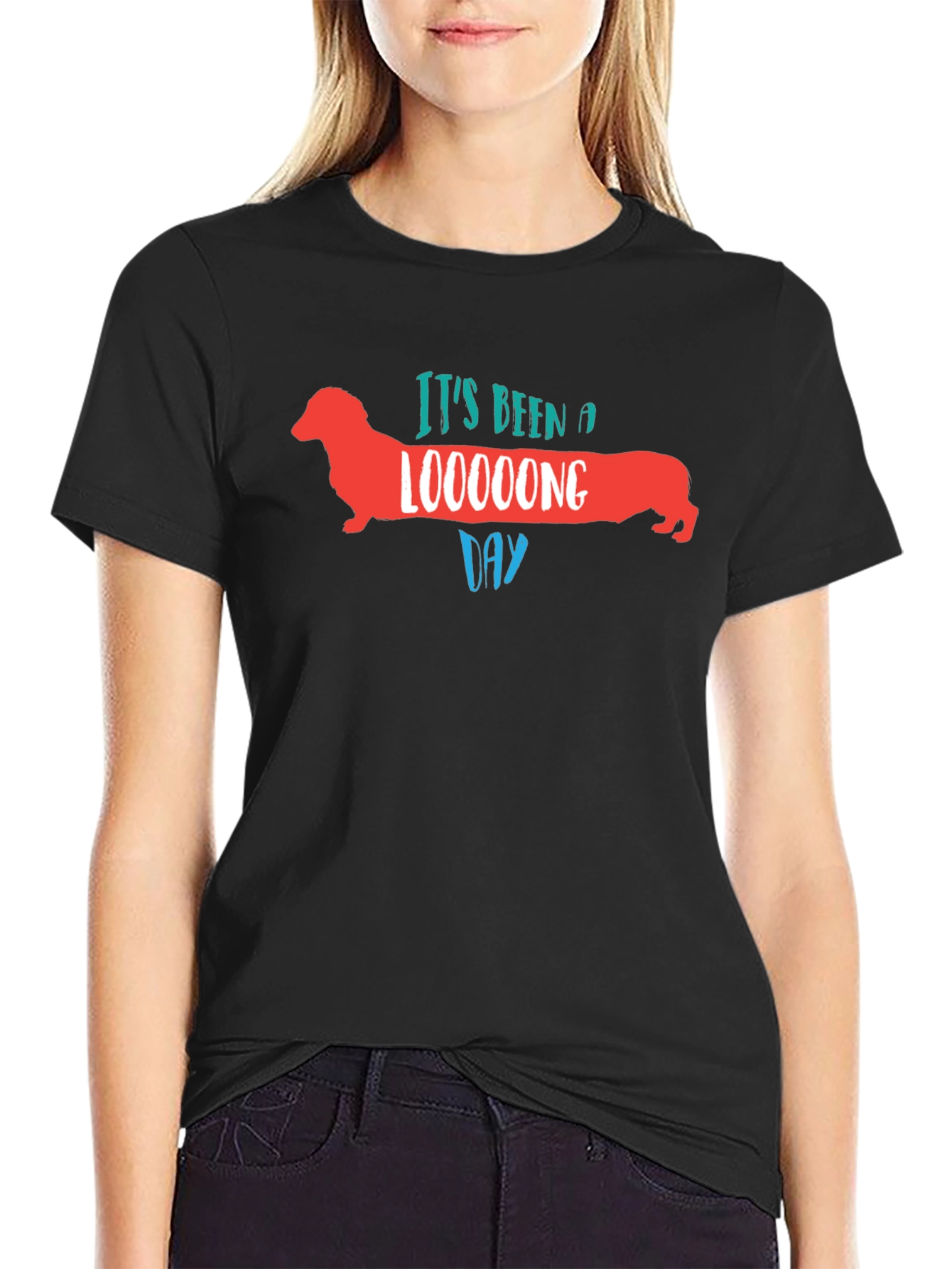 Long Day Dachshund Graphic Tee