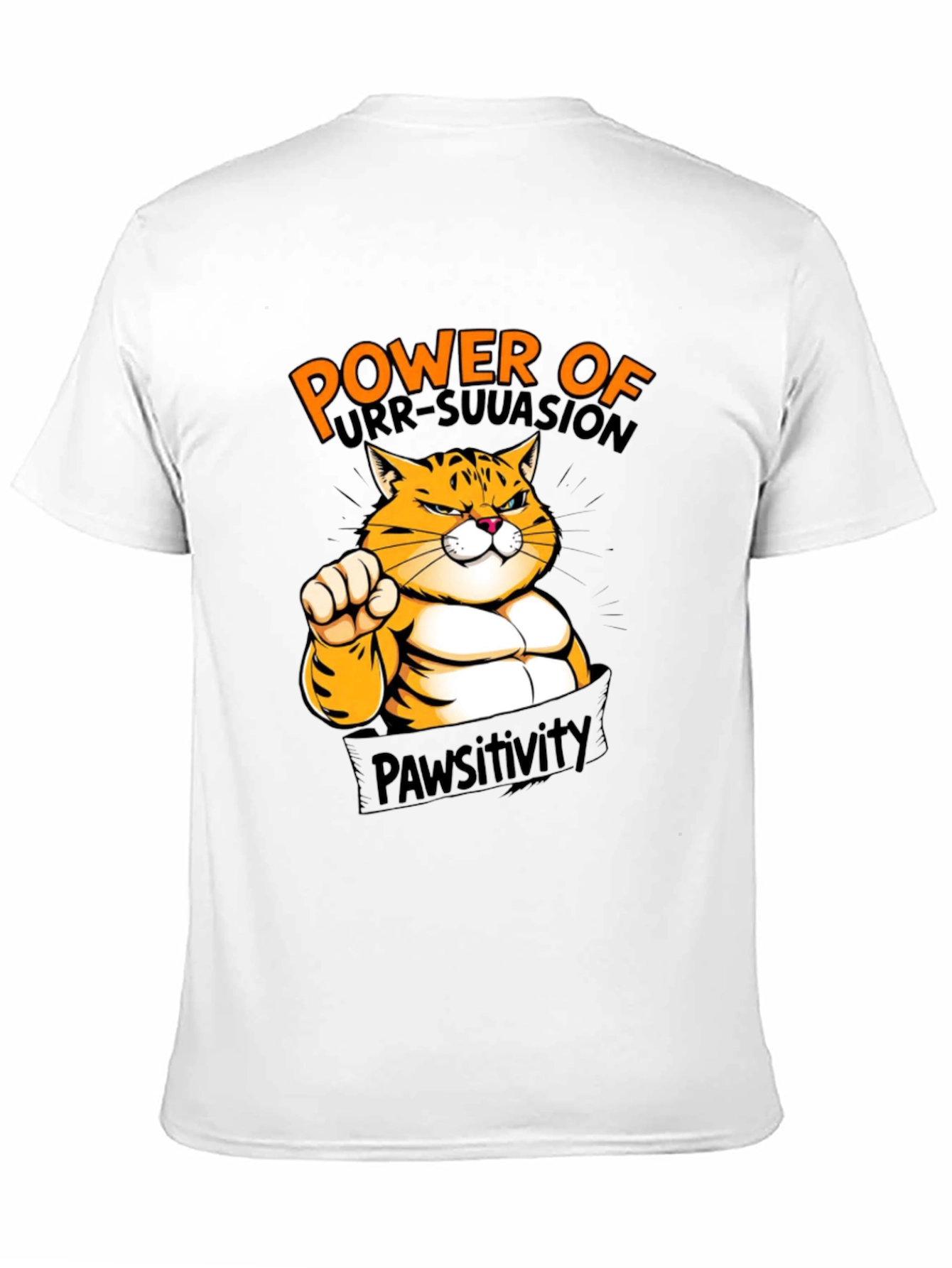 Power of Purr-Suasion Black T-Shirt