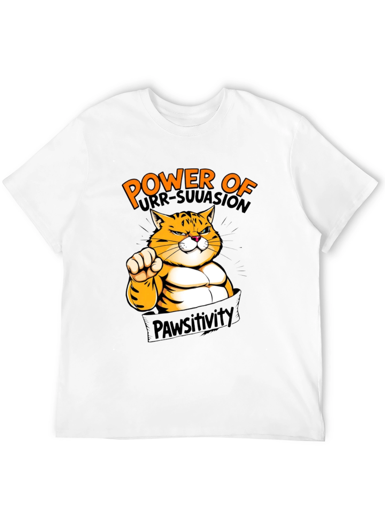 Power of Purr-Suasion Black T-Shirt