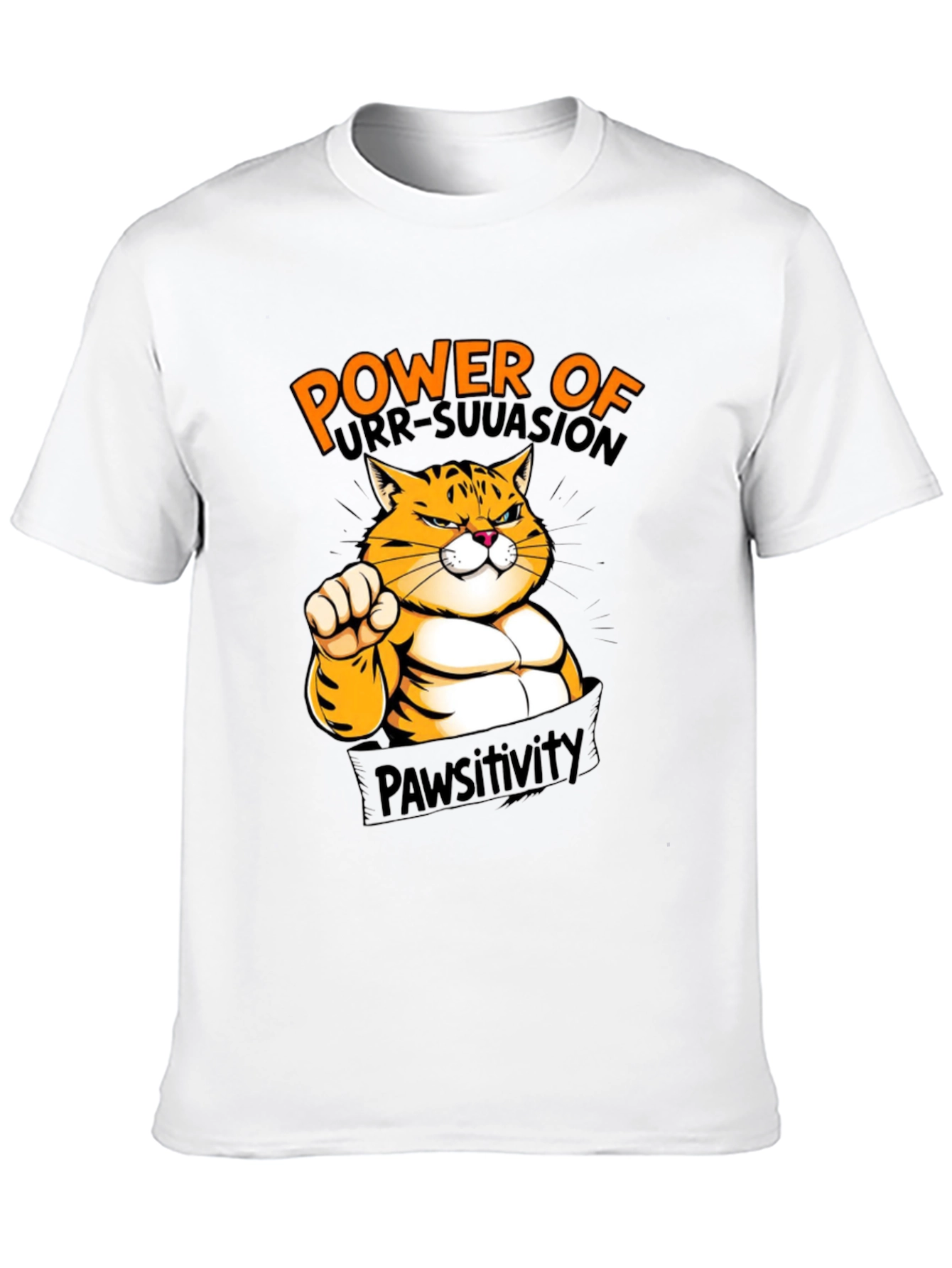 Power of Purr-Suasion Black T-Shirt