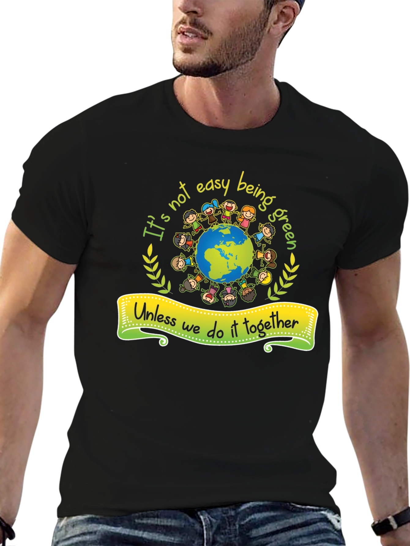 Eco-Friendly Graphic T-Shirt: Its Not Easy Being Green