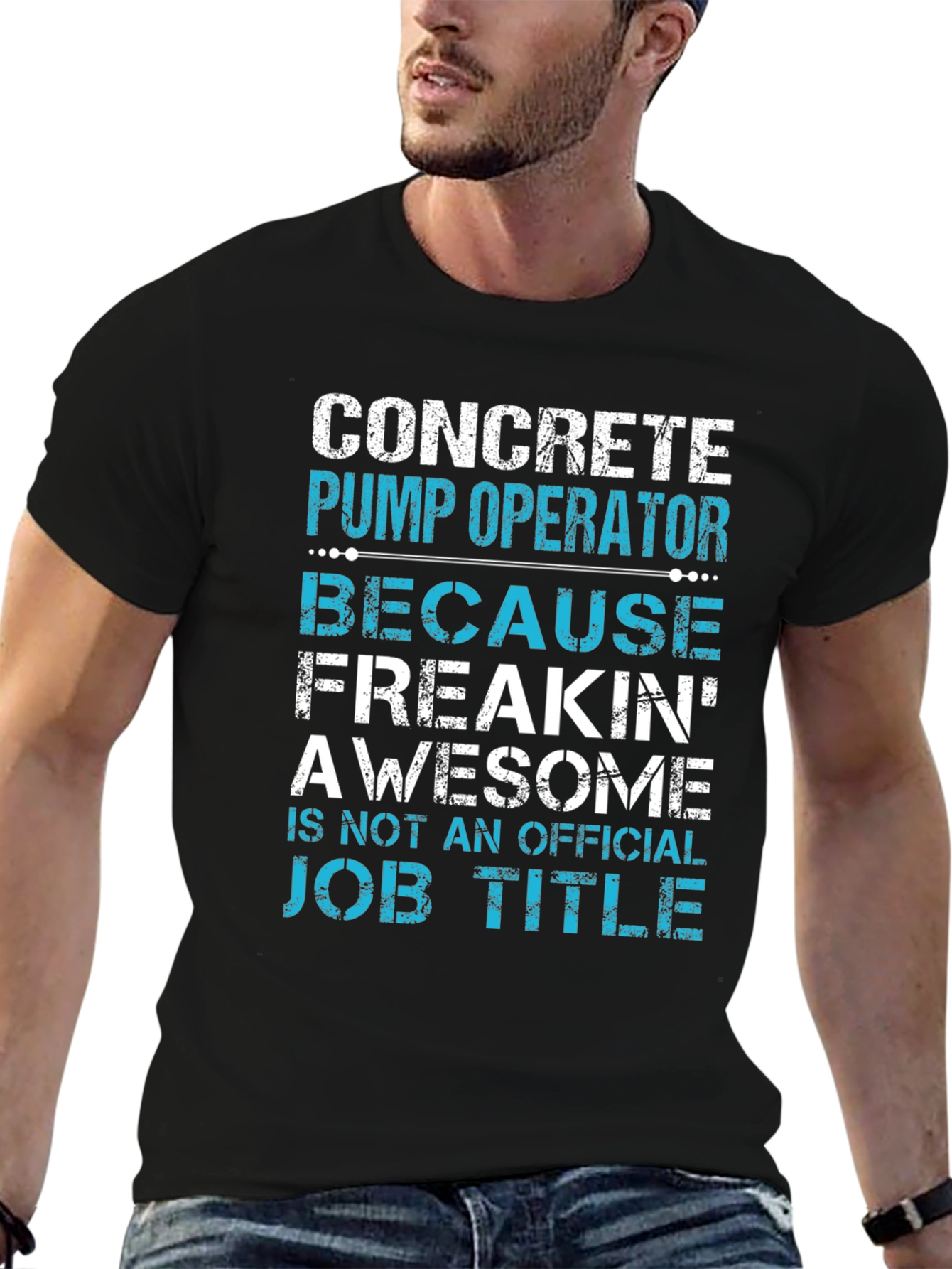 Concrete Pump Operator Awesome Job Title T-Shirt