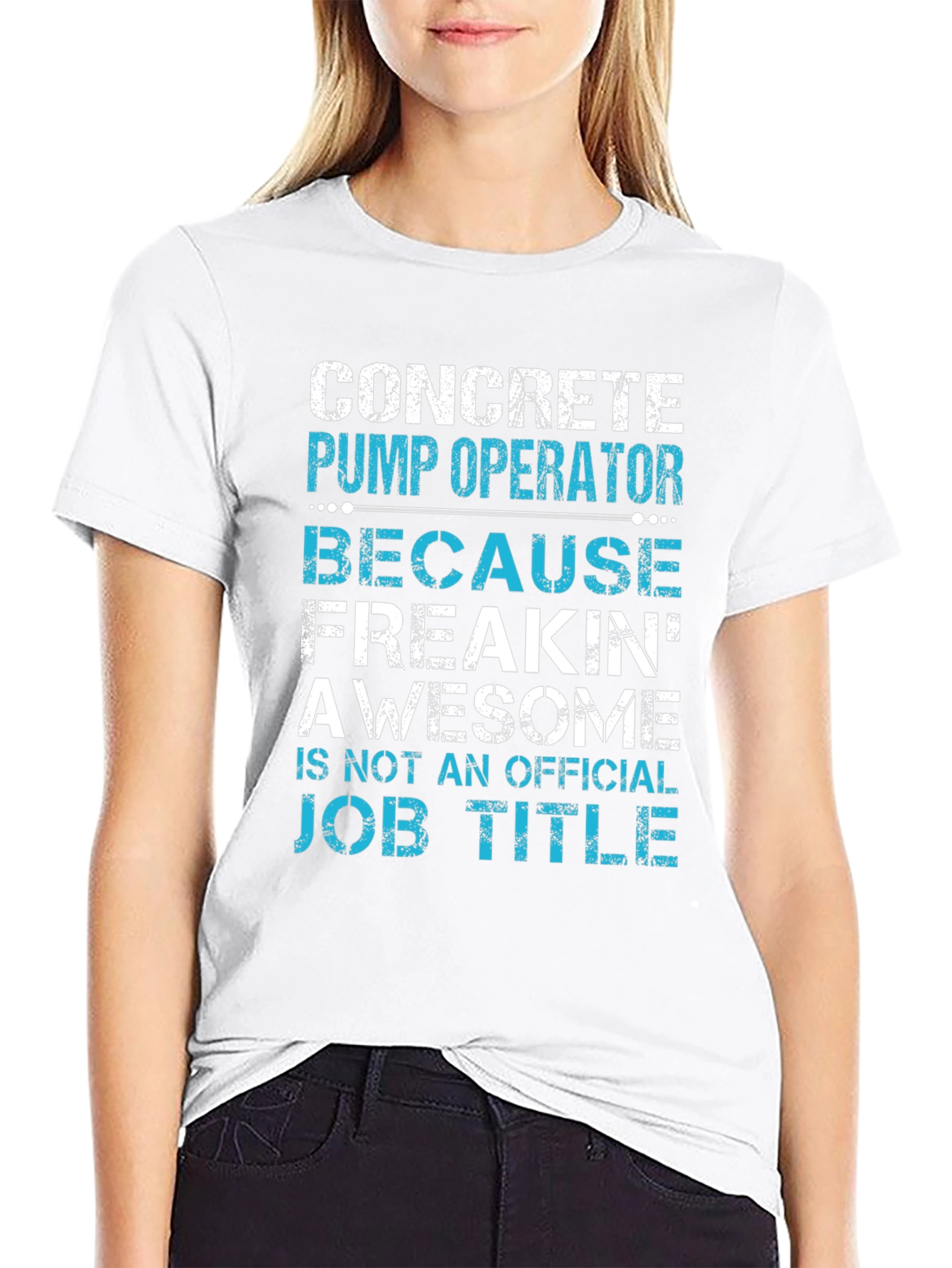 Concrete Pump Operator Awesome Job Title T-Shirt