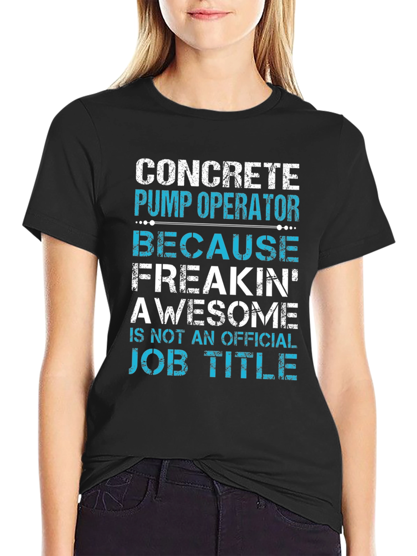 Concrete Pump Operator Awesome Job Title T-Shirt
