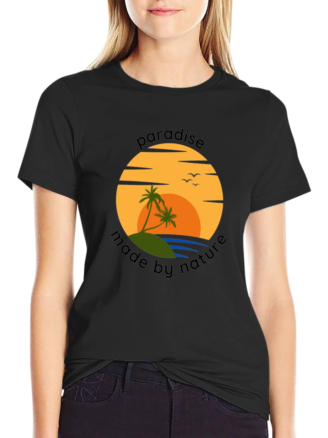 Paradise Made By Nature Graphic T-Shirt