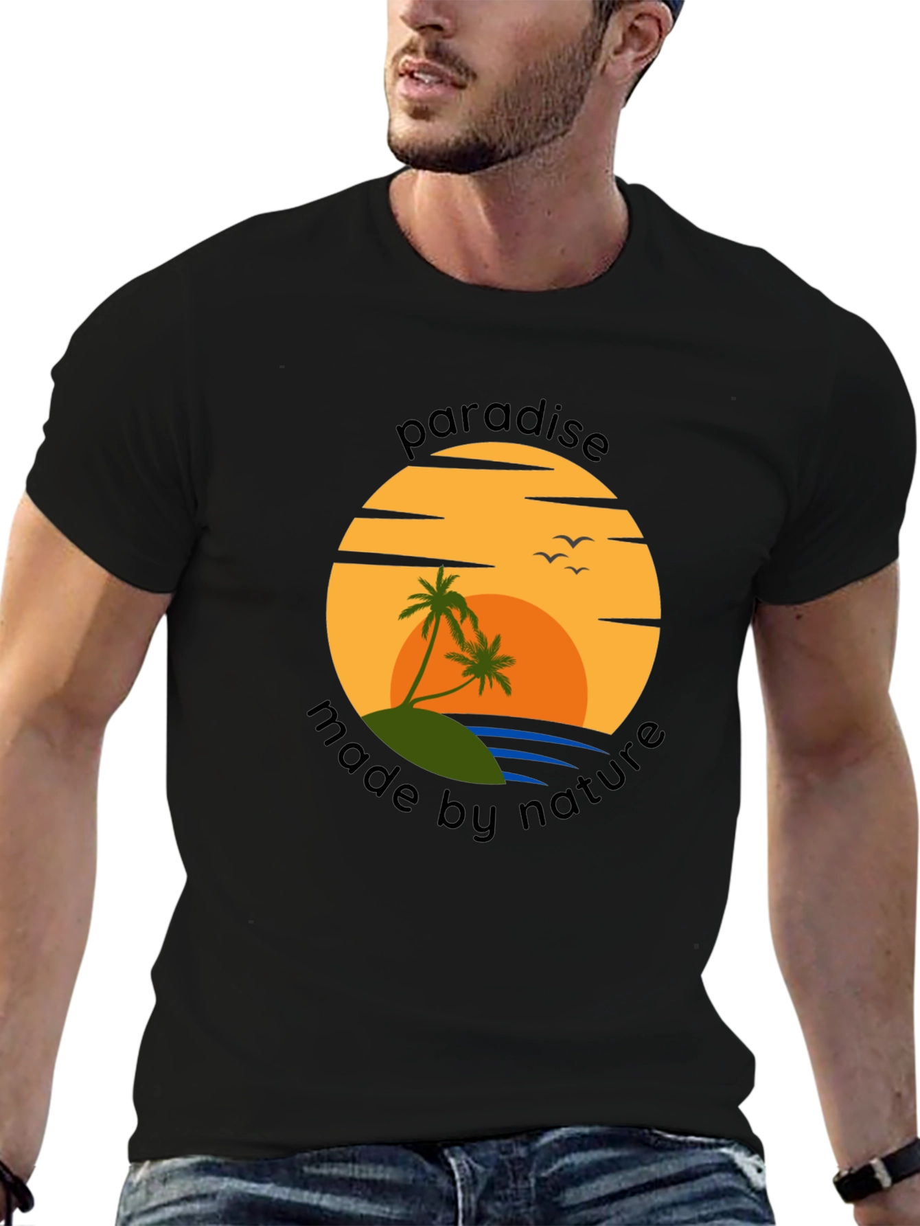 Paradise Made By Nature Graphic T-Shirt