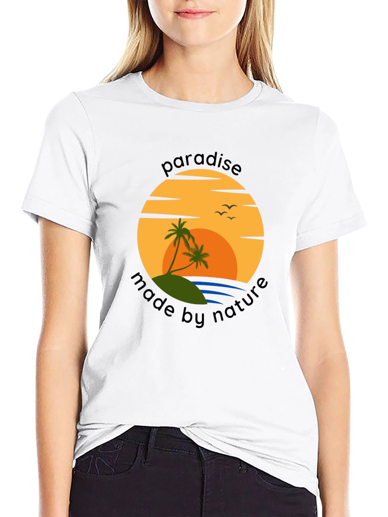Paradise Made By Nature Graphic T-Shirt