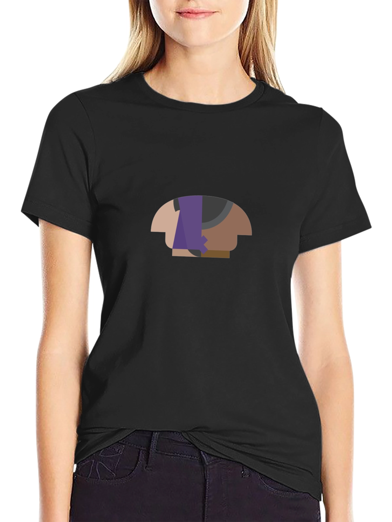 Abstract Graphic Print Tee