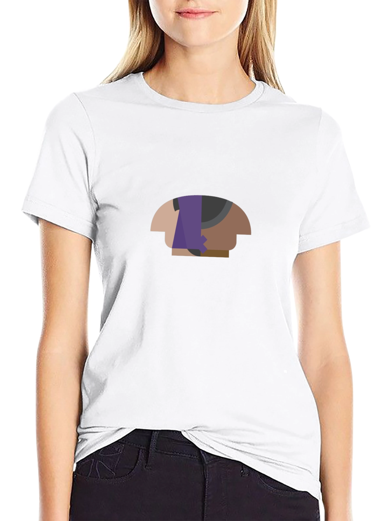 Abstract Graphic Print Tee