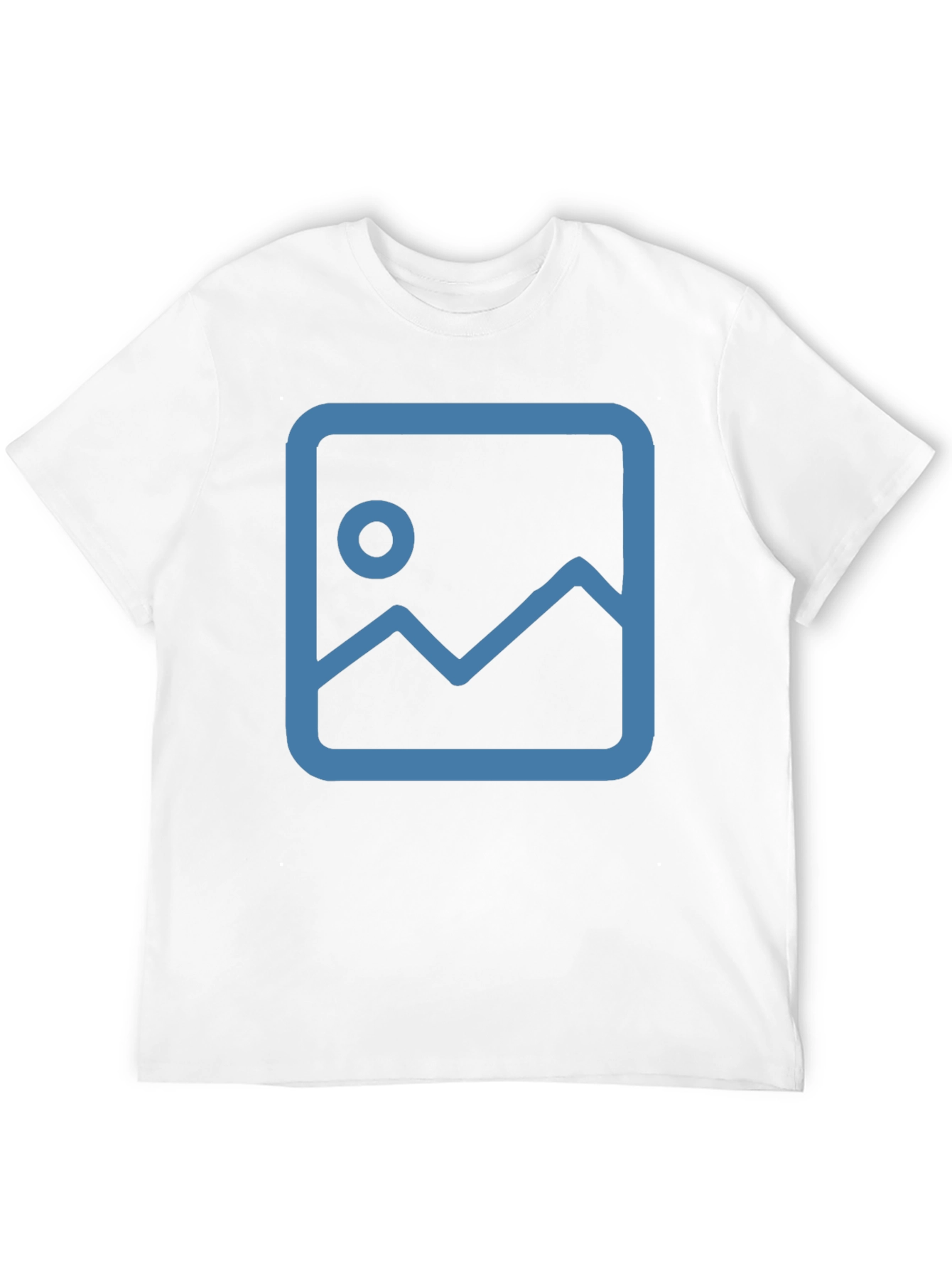 Black T-Shirt with Placeholder Graphic
